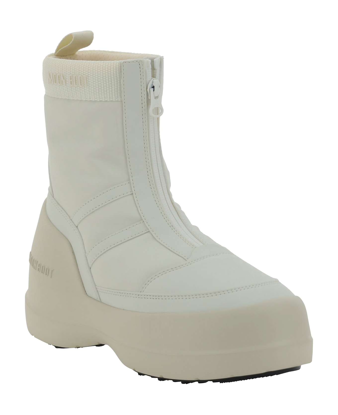 Moon Boot Luna Ankle Boots - Cream