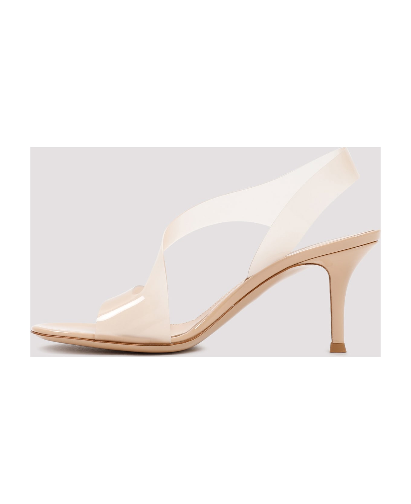 Gianvito Rossi Pvc Metropolis Sandals - Nunu Nude Nude