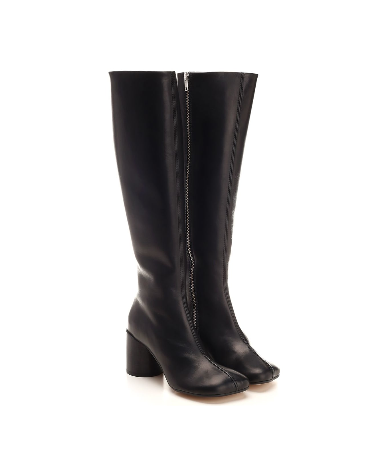 MM6 Maison Margiela Knee-high Boots - Black