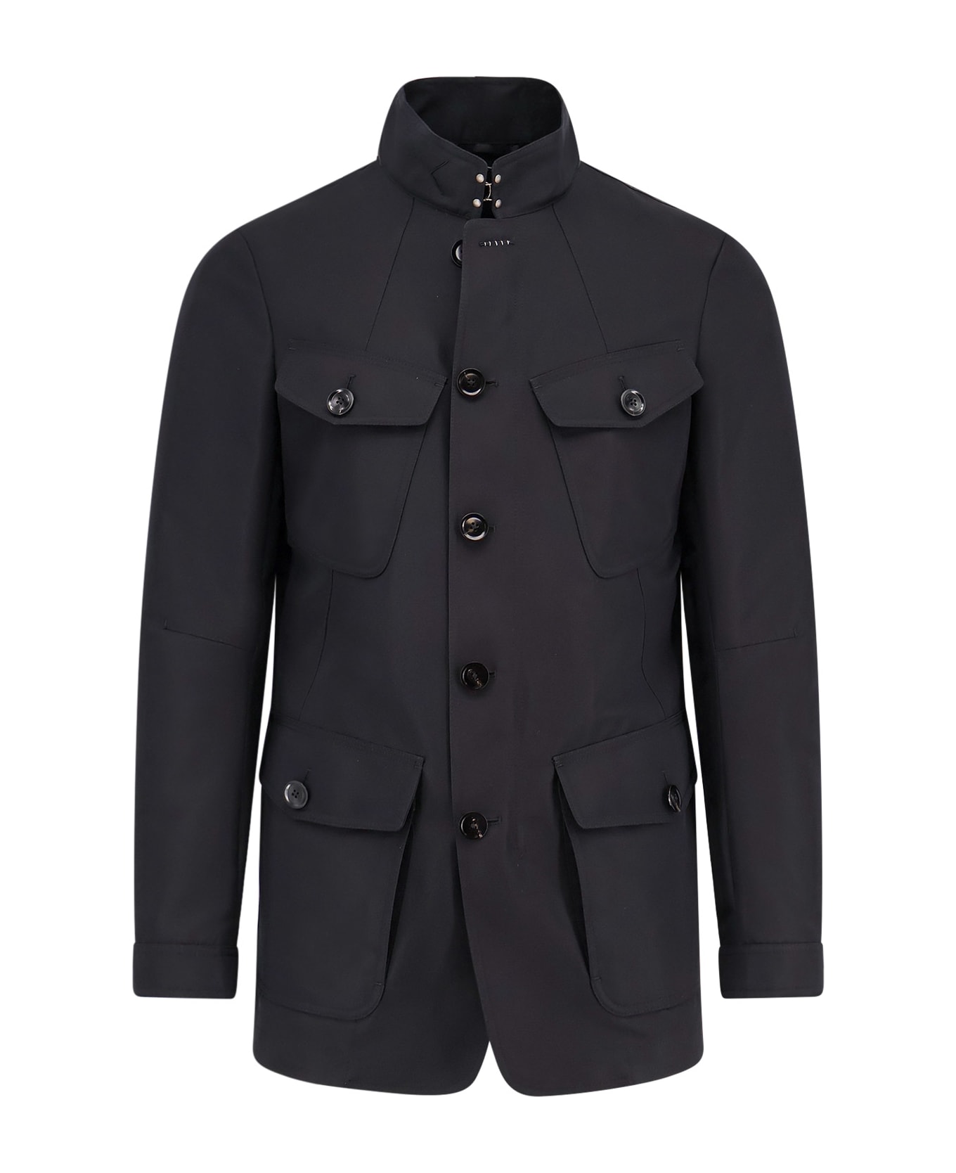 Tom Ford Cotton Blend Jacket - Black