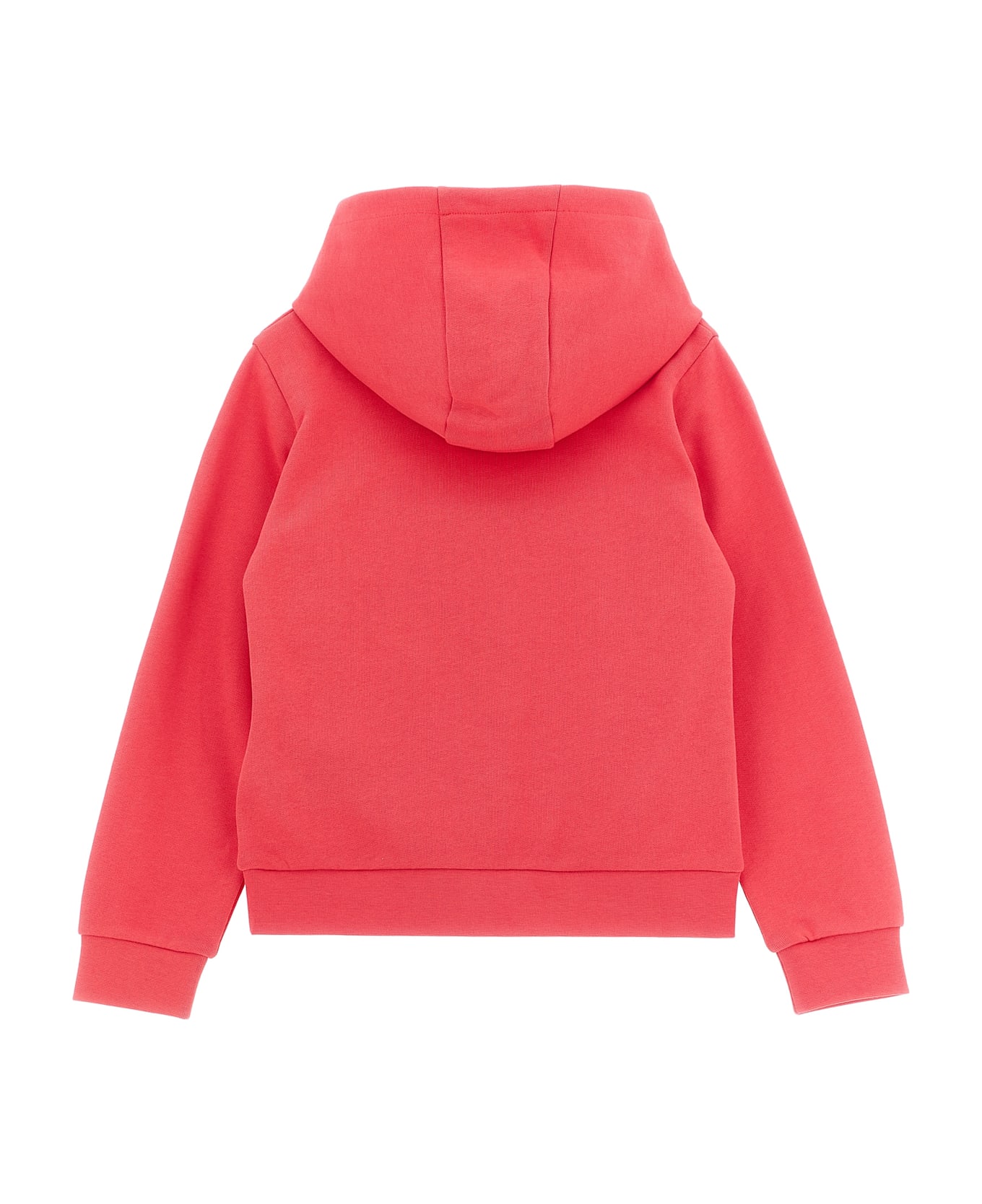 Moncler Logo Embroidery Hoodie - Pink