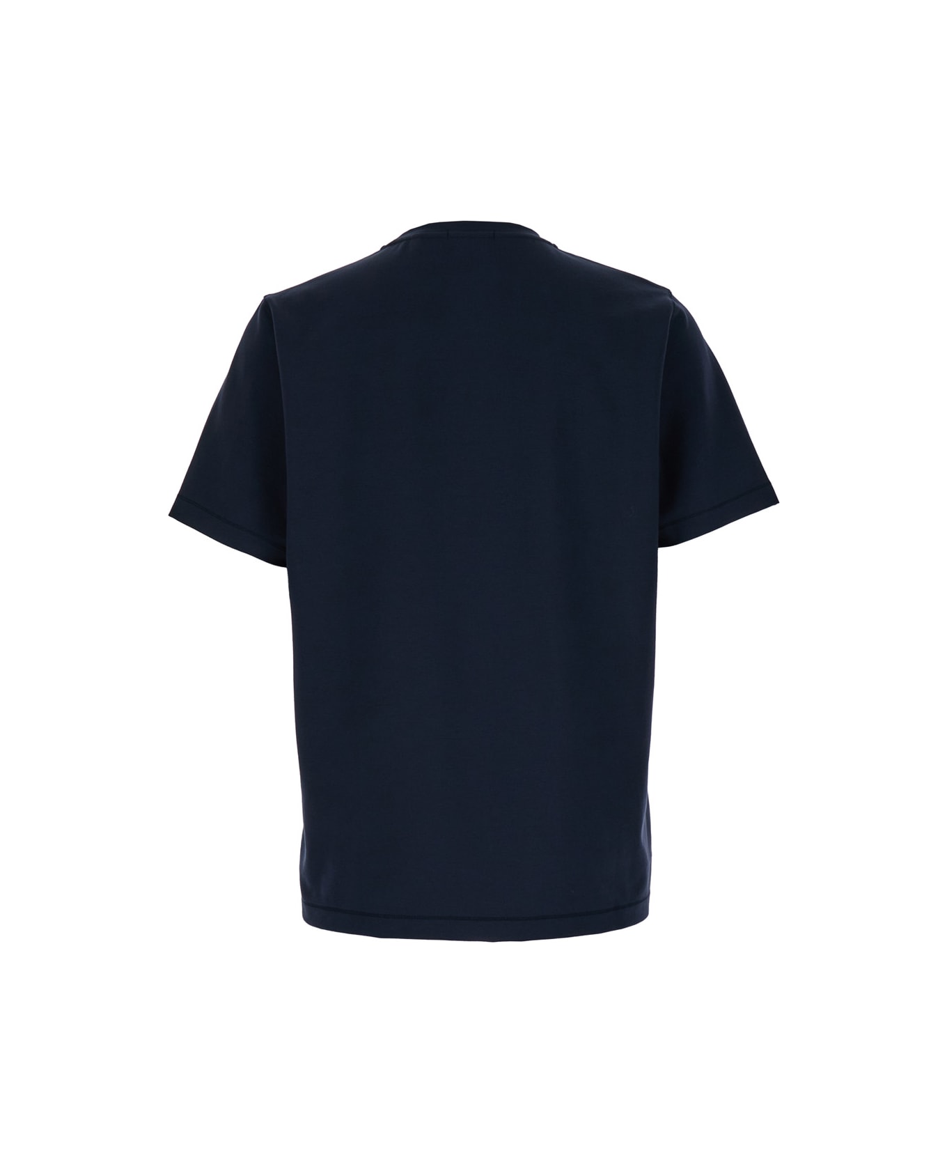 Theory Blue Crewneck T-shirt In Jersey Man - Blu