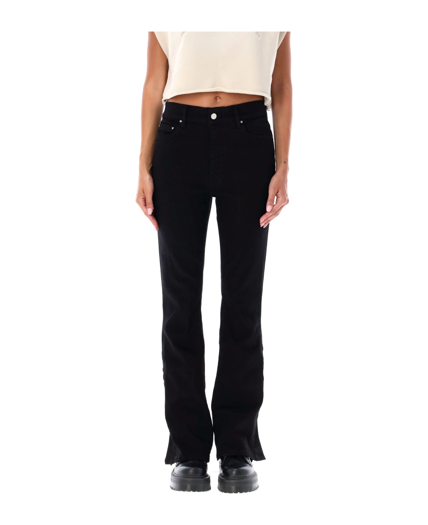 AMIRI Kick Flare Denim - BLACK