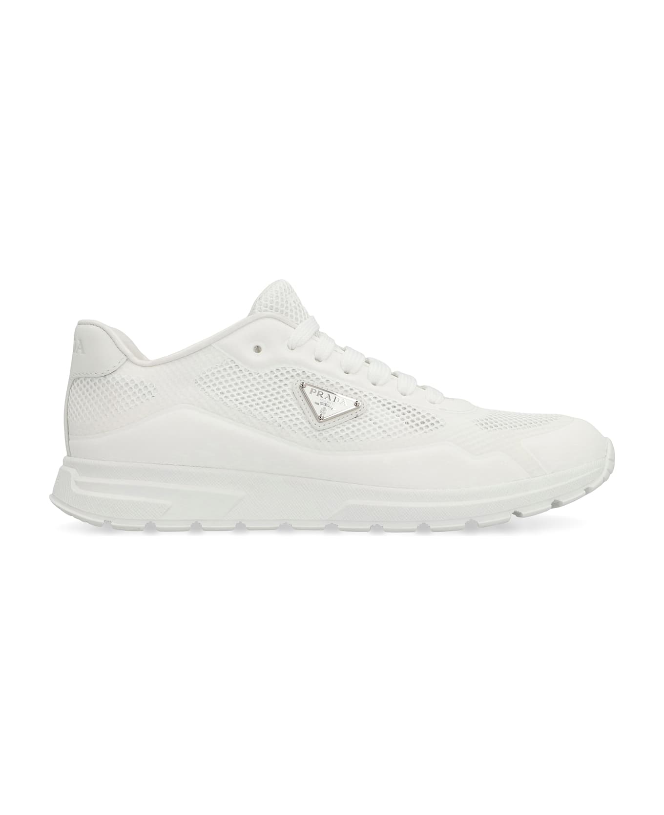 Prada Prax 2.0 Fabric Low-top Sneakers - White