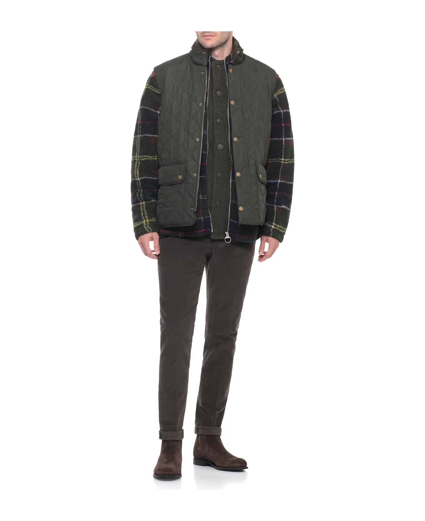 Barbour Lowerdale Sleeveless Jacket - Green