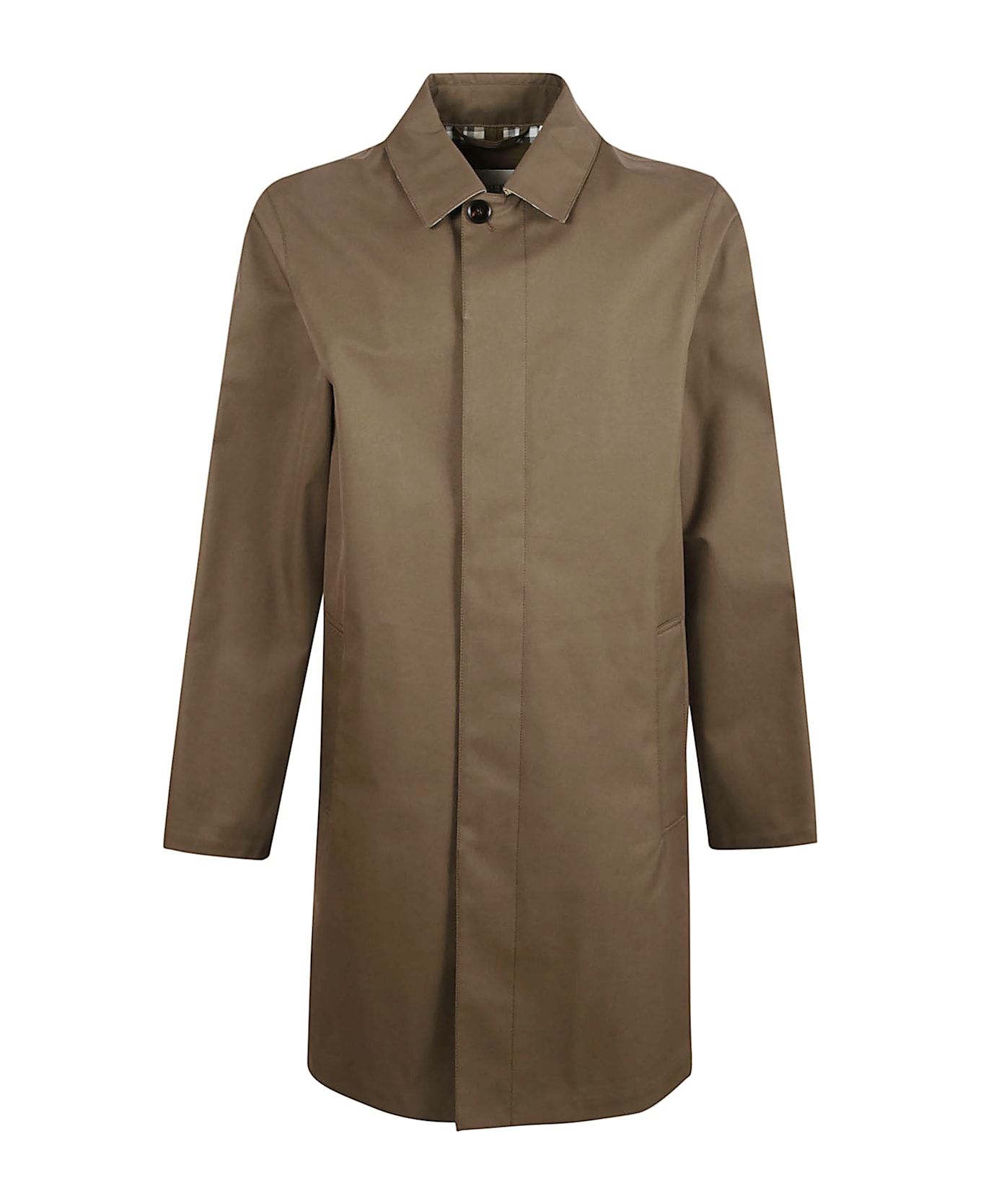 Burberry Single-breasted Coat - Juniper