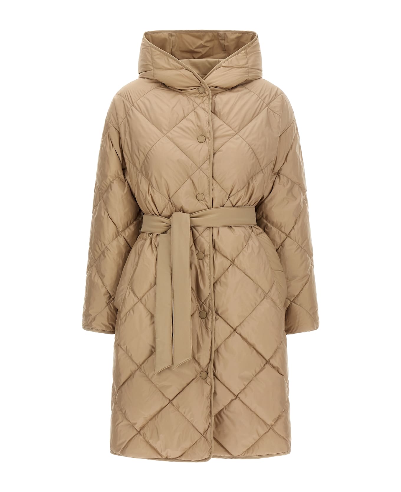 Weekend Max Mara 'banfy' Reversible Down Jacket - Beige