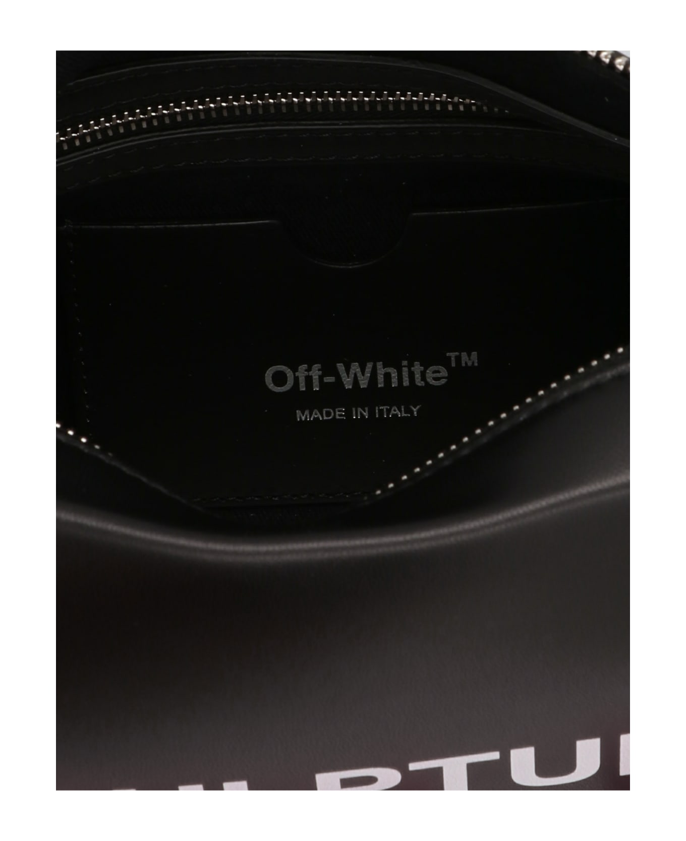 Off-White 'block Pouch Quote' Handbag - BLACK