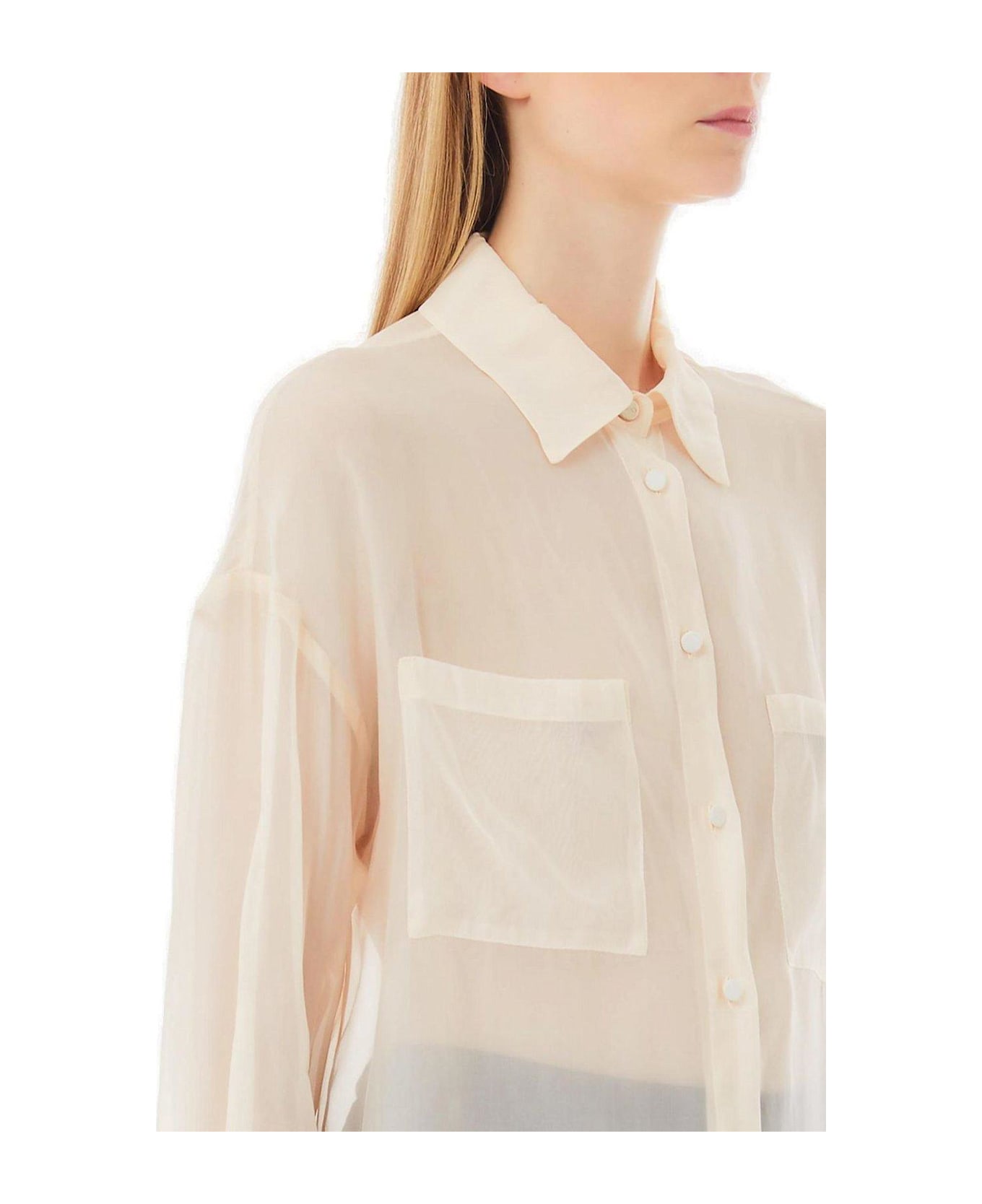 Liu-Jo Organza Shirt Liu-Jo - CHAMPAGNE