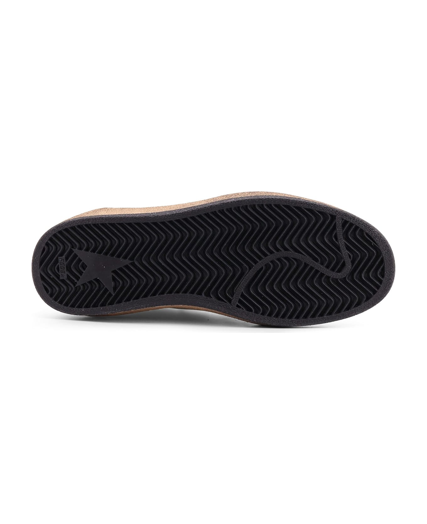 Golden Goose Ball Star Low-top Leather Sneakers With Used Effect - Golden