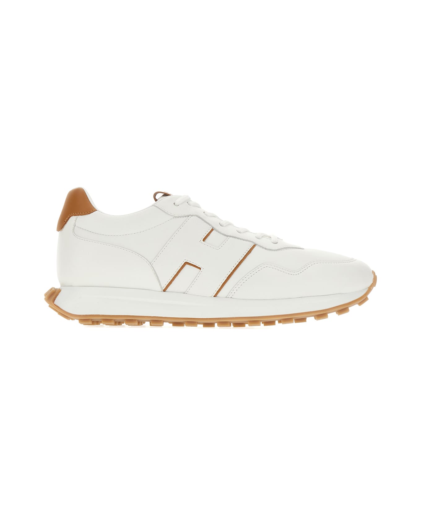 Hogan White Leather H601 Sneakers - BIANCO KENIA