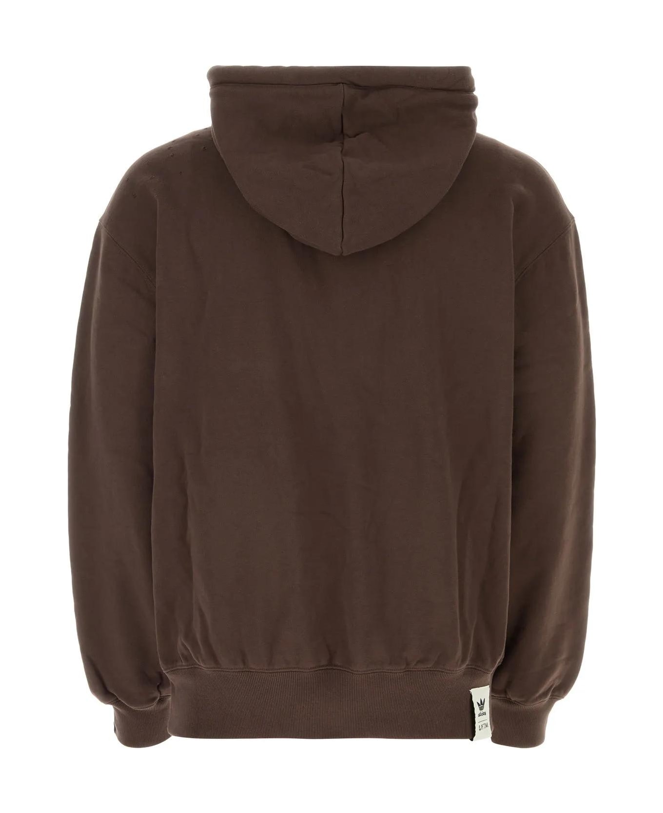 Adidas Brown Cotton Adidas X Song For The Mute Sweatshirt - BROWN