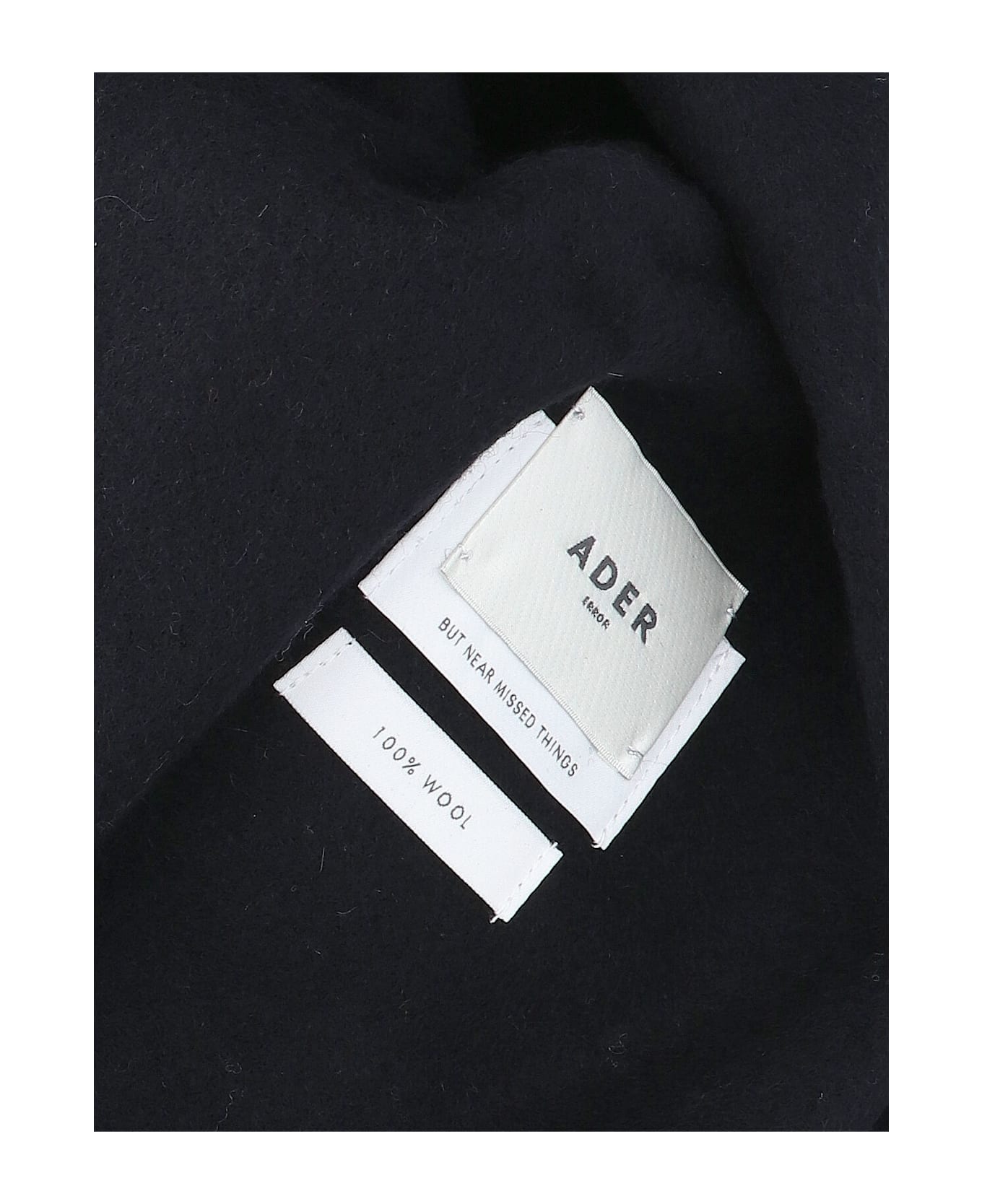Ader Error Wool Scarf - Black  