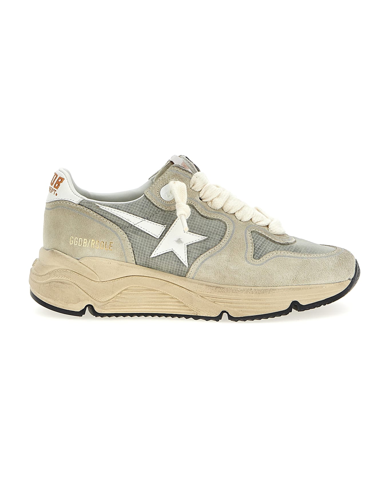 Golden Goose 'running Sole' Sneakers - Gray