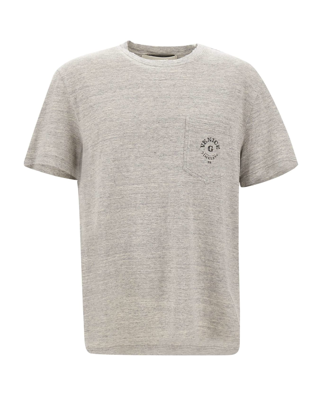 Golden Goose Journey Regular Short Sleeves T-shirt With Pocket - GREY シャツ
