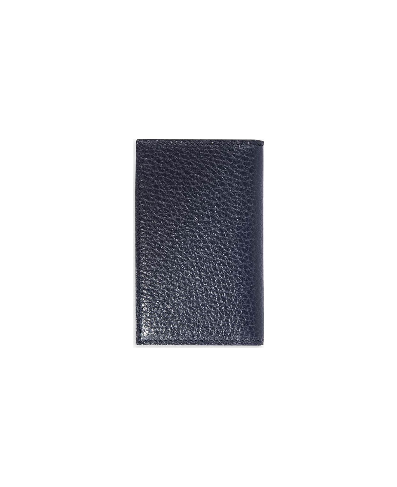 Larusmiani Card Holder Amedeo Wallet - Navy