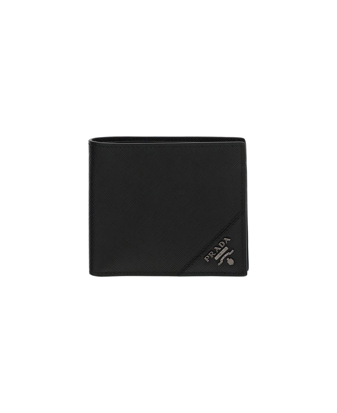Prada Saffiano Bifold Wallet - F0002