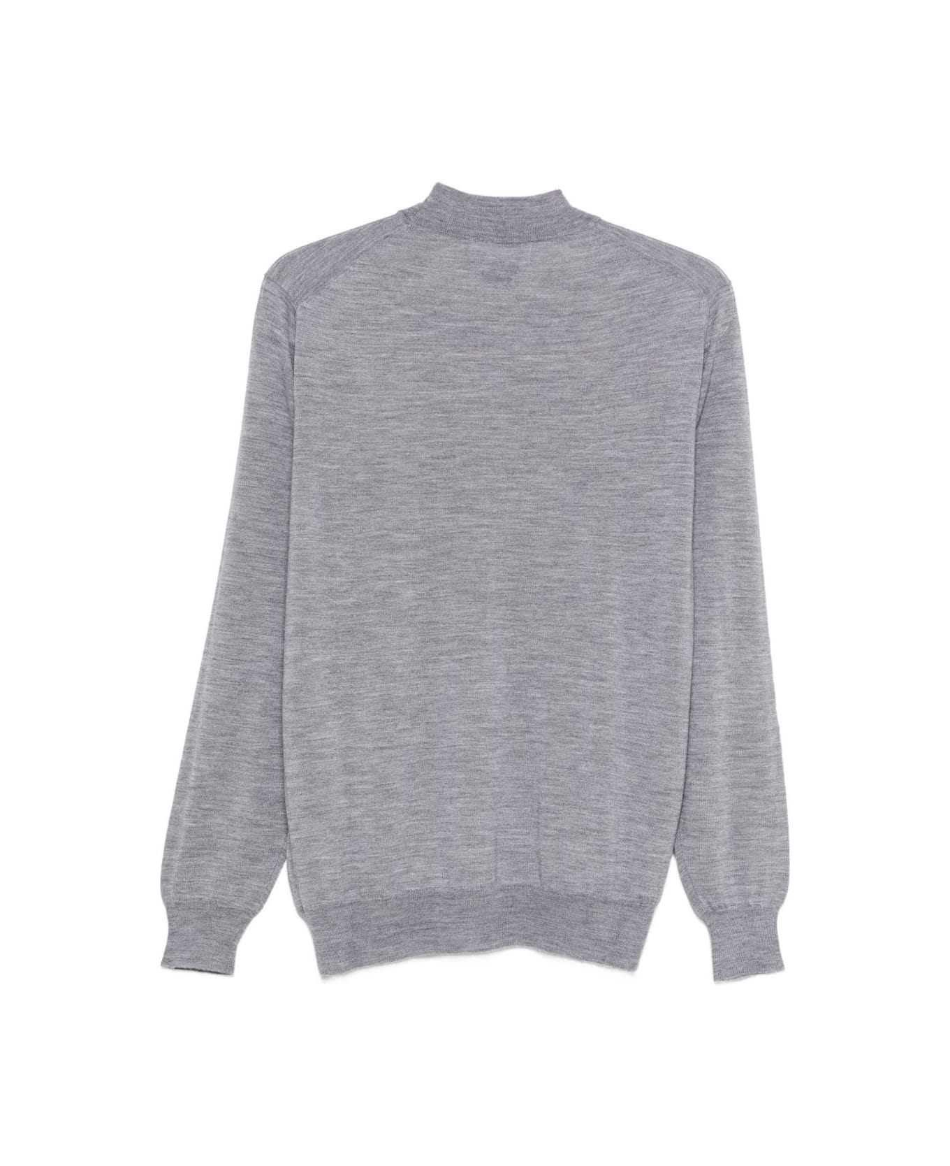 Lardini Gray Turtleneck Sweater - Grey