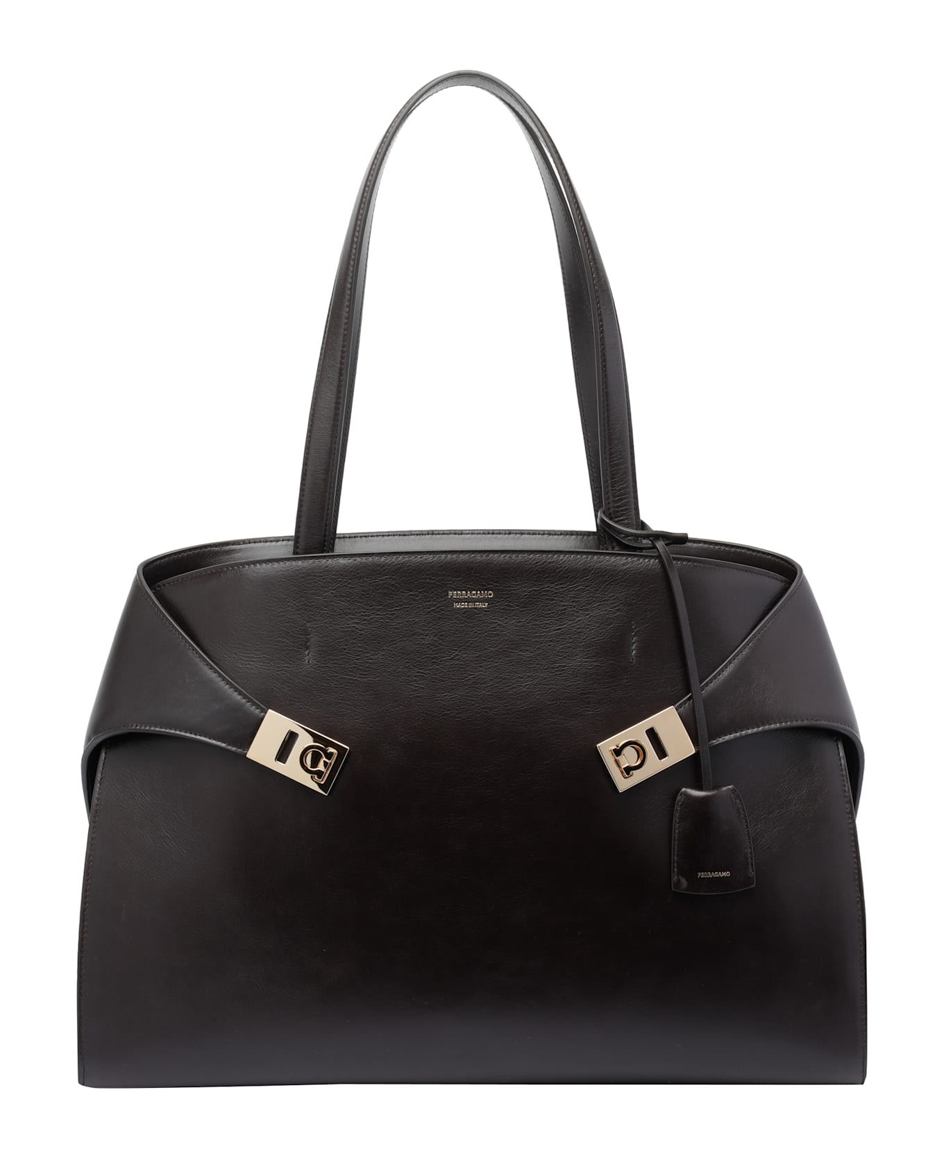 Ferragamo Hug Shoulder Bag - Brown