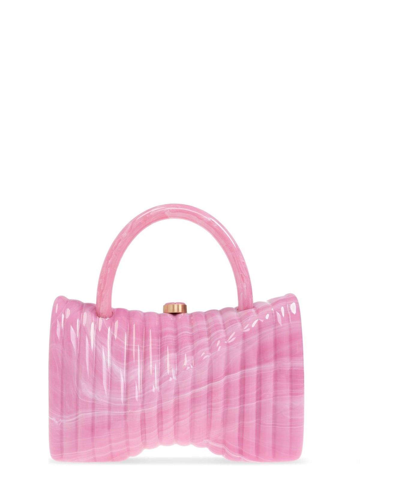 Cult Gaia Cassidie Clap-fastened Clutch Bag - PINK