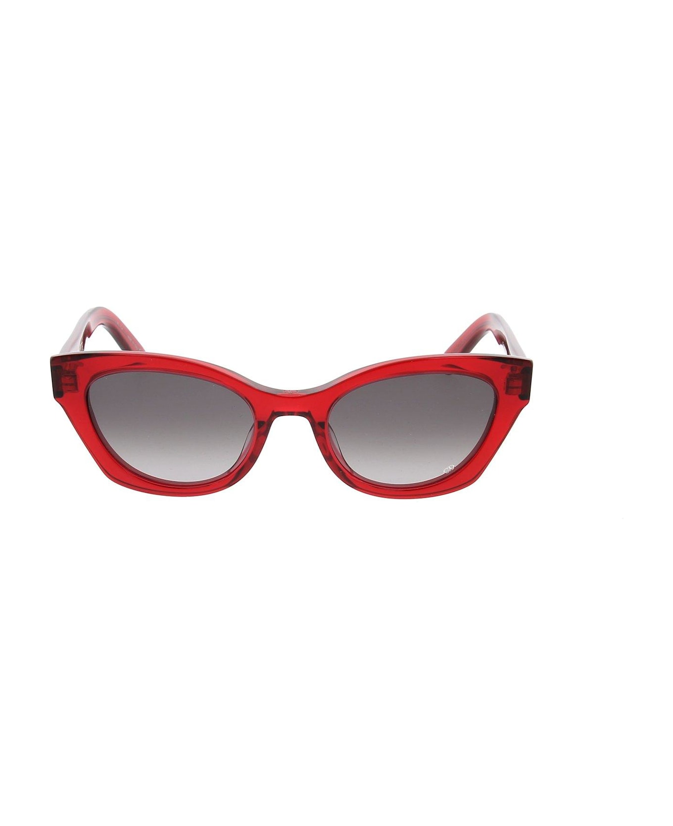 Dior Eyewear Diormidnight B2i Butterfly Frame Sunglasses - 66B - Red
