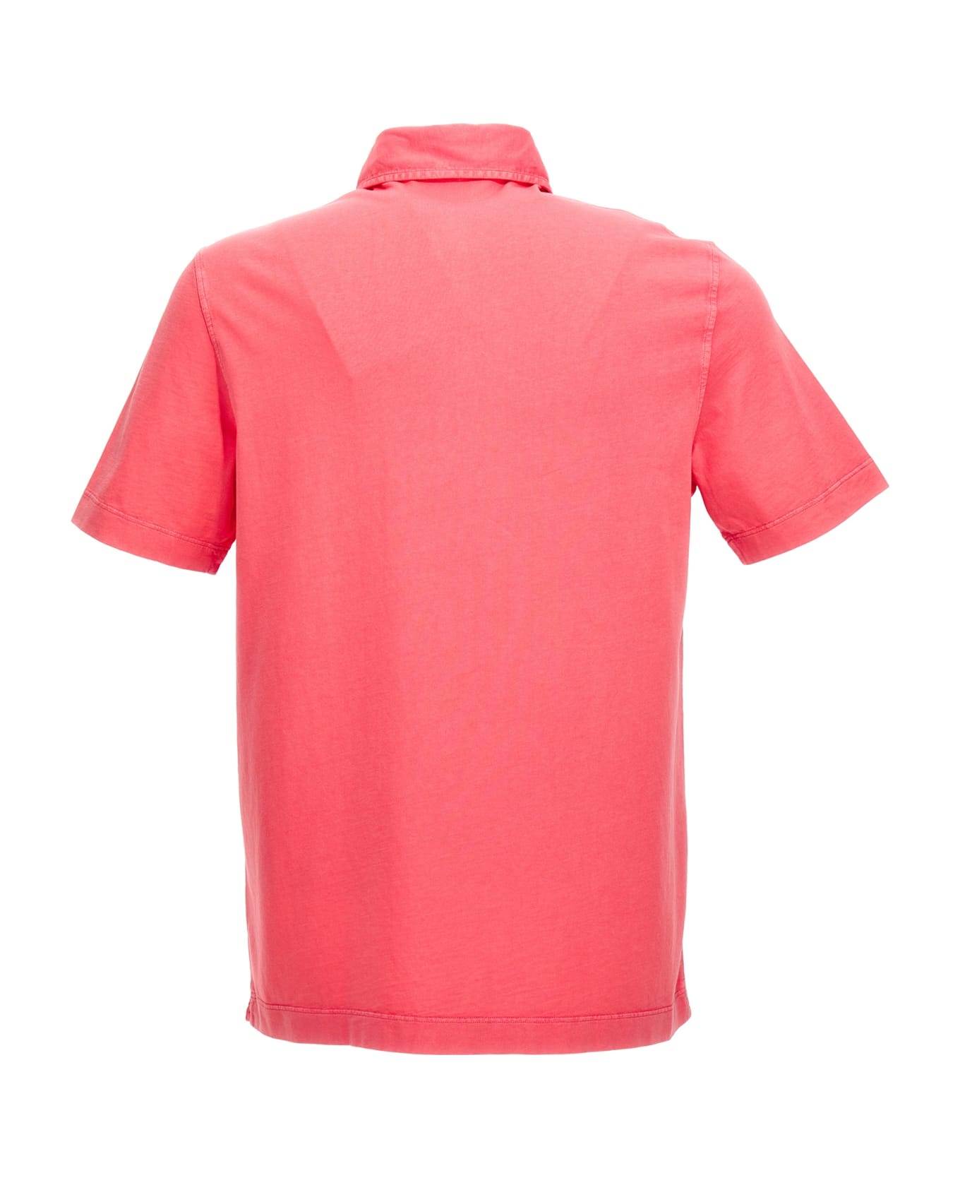 Drumohr Light Cotton Polo Shirt. - Fuchsia ポロシャツ