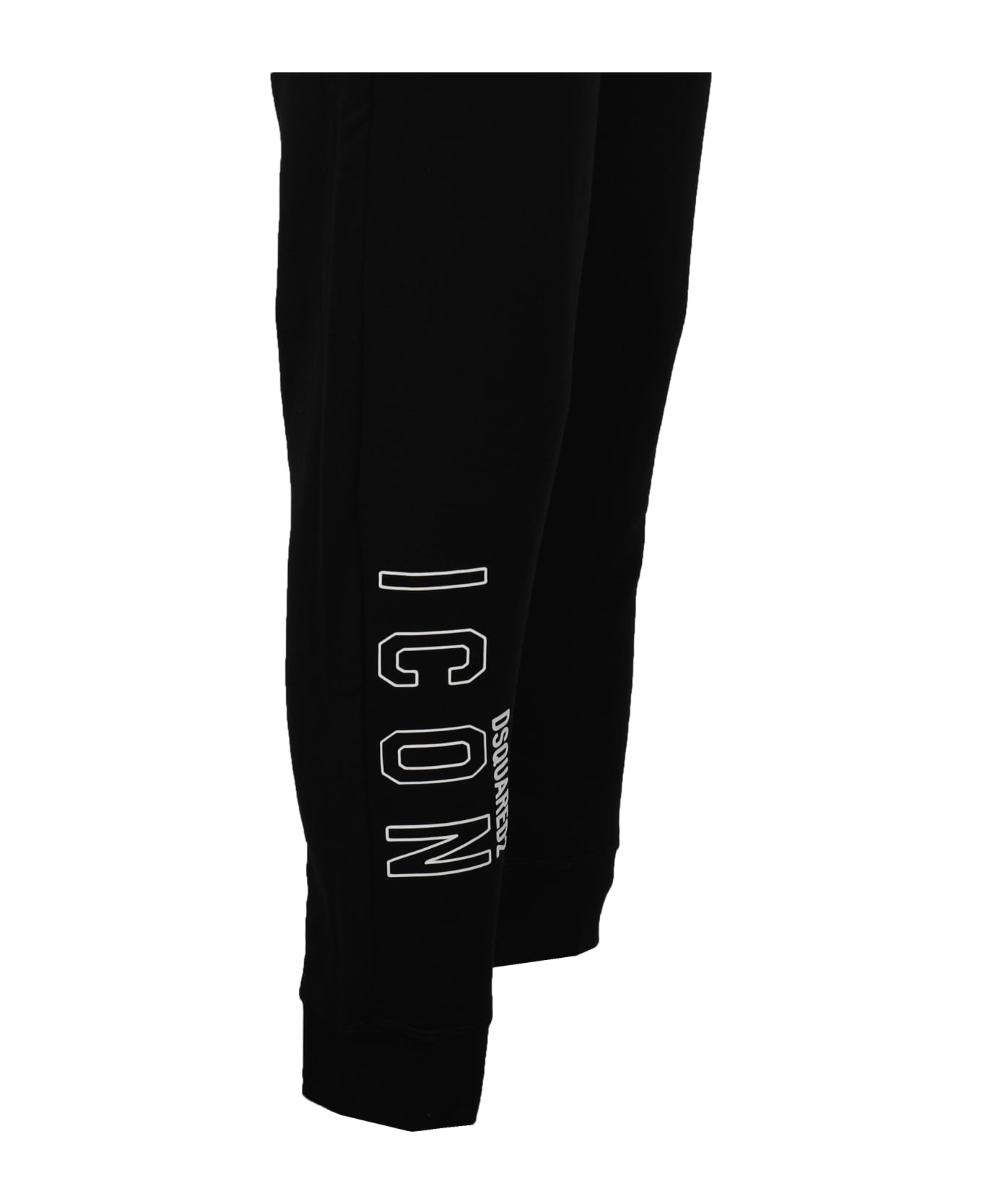 Dsquared2 Sweatpants With Icon Print - Black