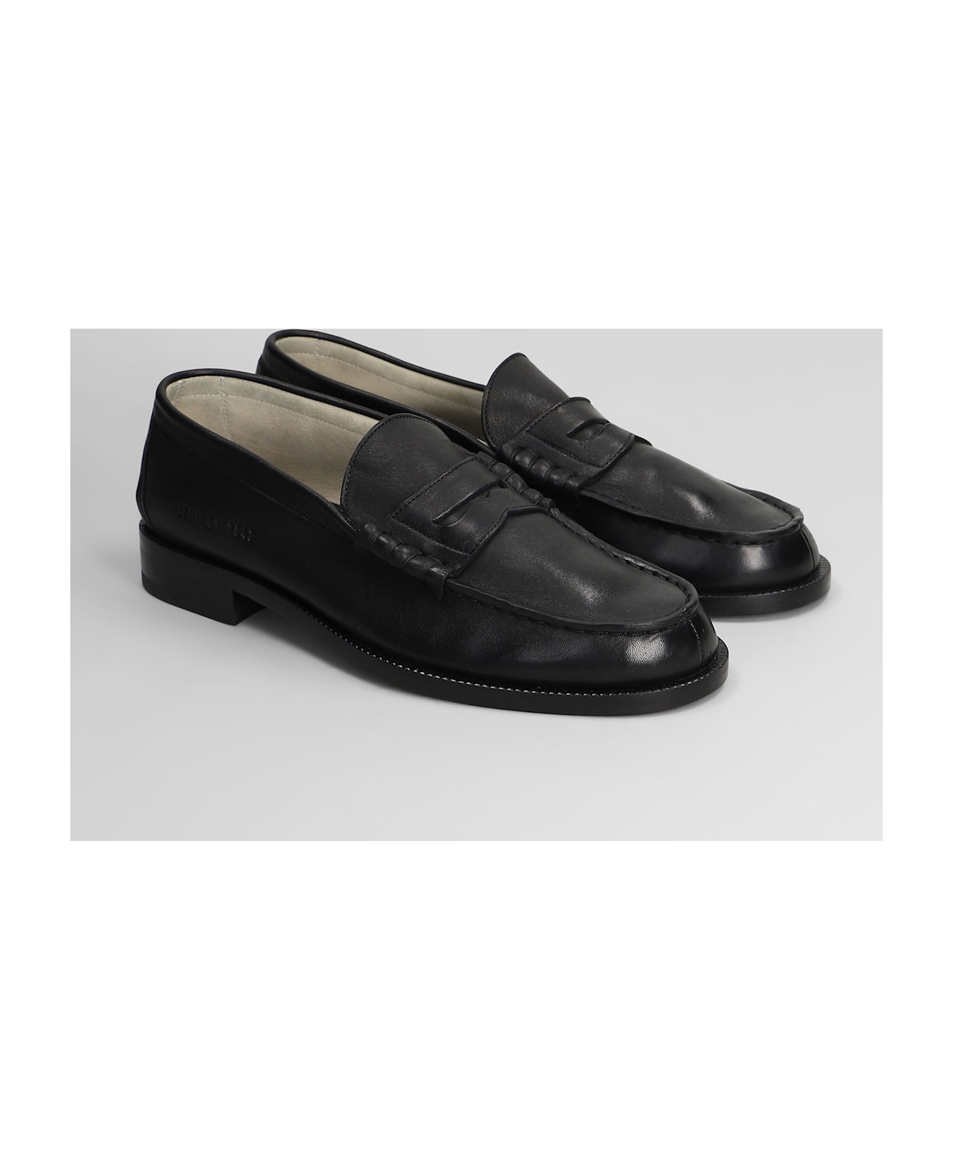 Common Projects Soft Loafer Loafers In Black Leather - black