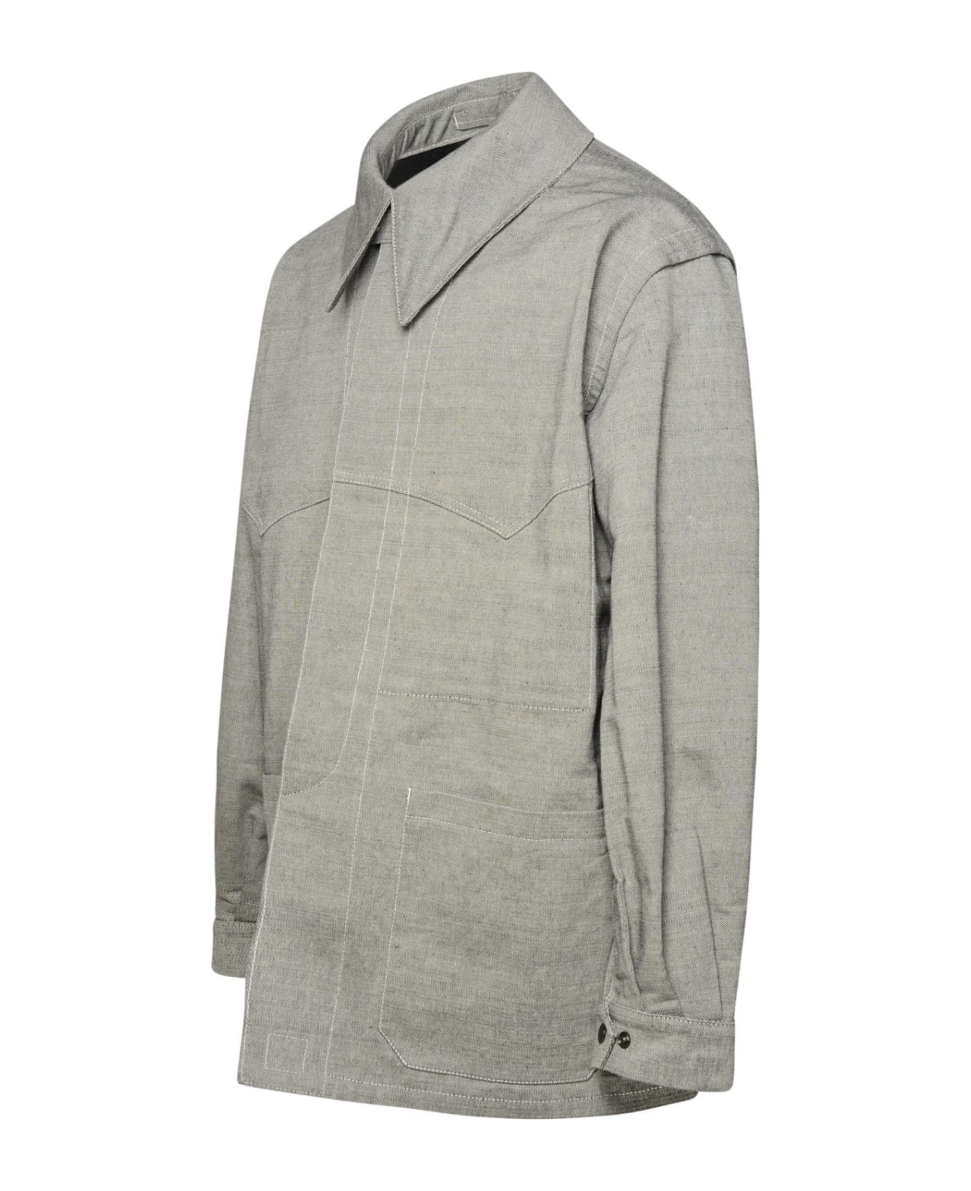 Maison Margiela Grey Cotton Jacket - Grey ジャケット