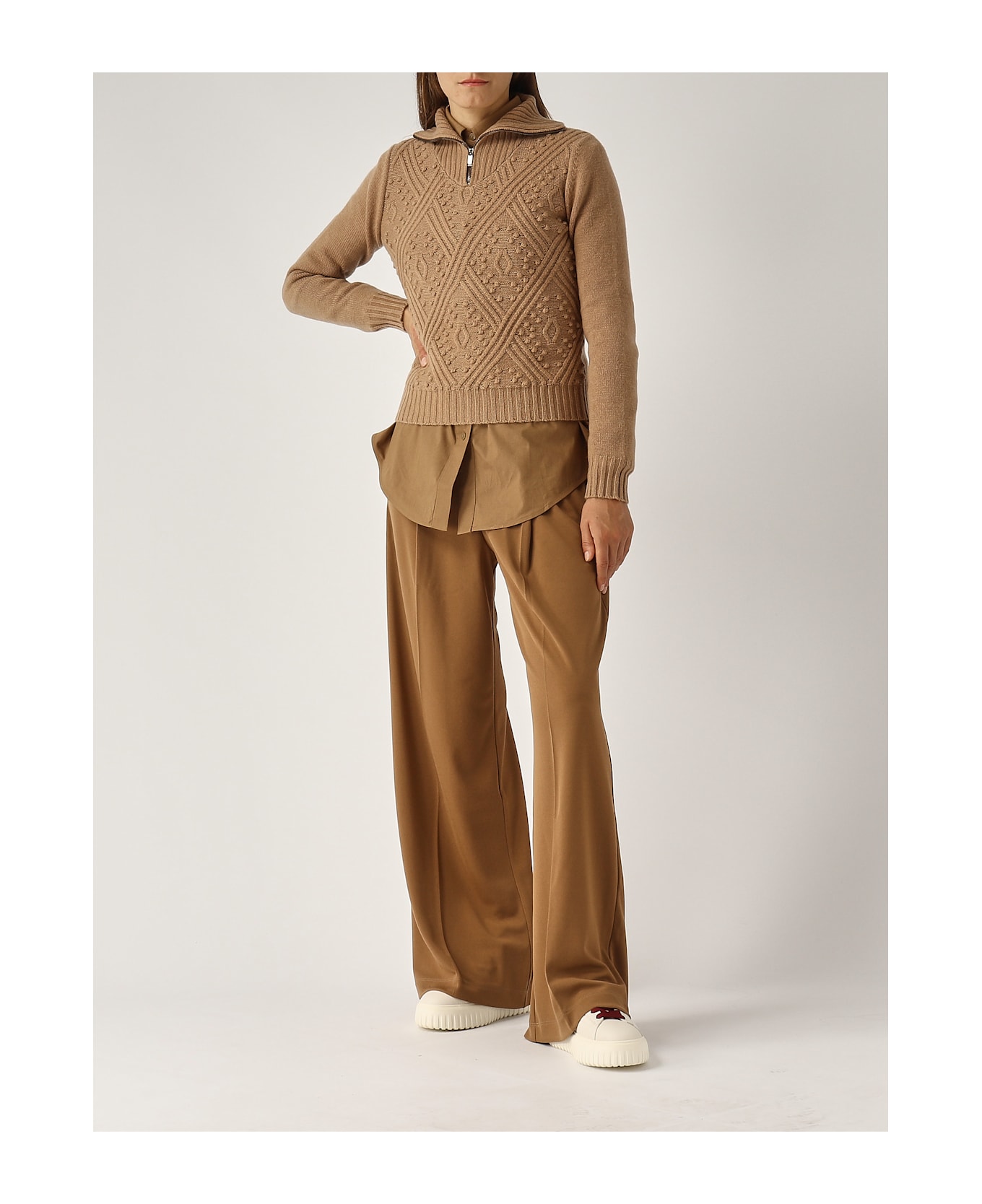 Max Mara Euclide Trousers - CAMMELLO