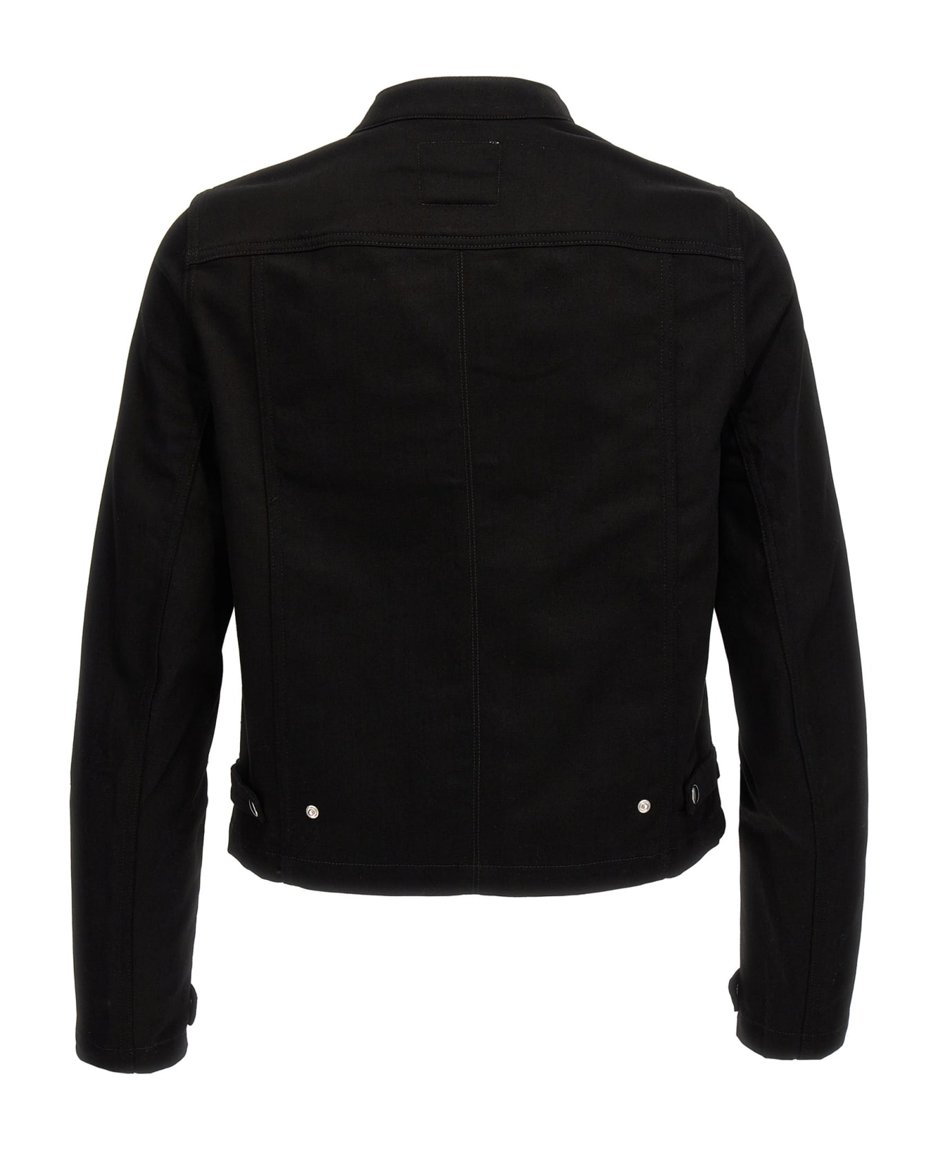 Courrèges 'iconic Denim Biker' Denim Jacket - Black ジャケット
