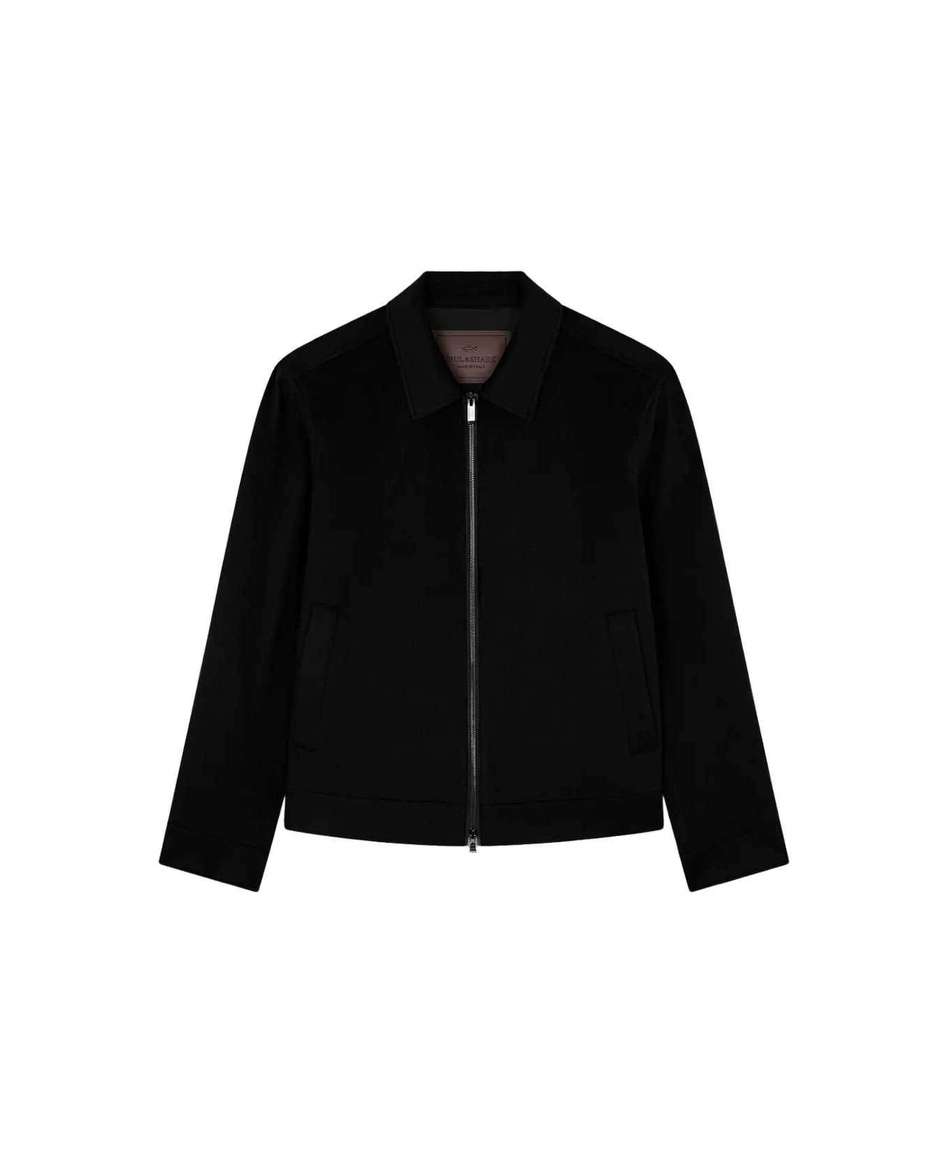 Paul&Shark Blouson Made With A Loro Piana Green Storm System Fabric - Nero