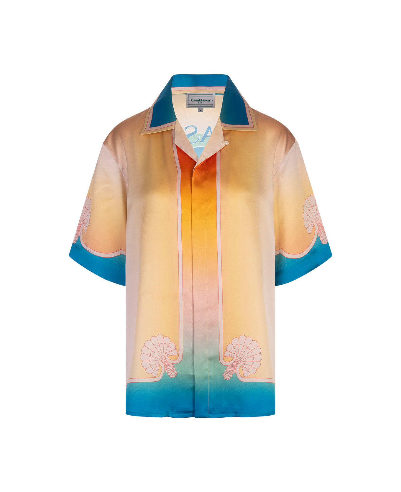 Casablanca L'arc Coloré Silk Shirt - MultiColour