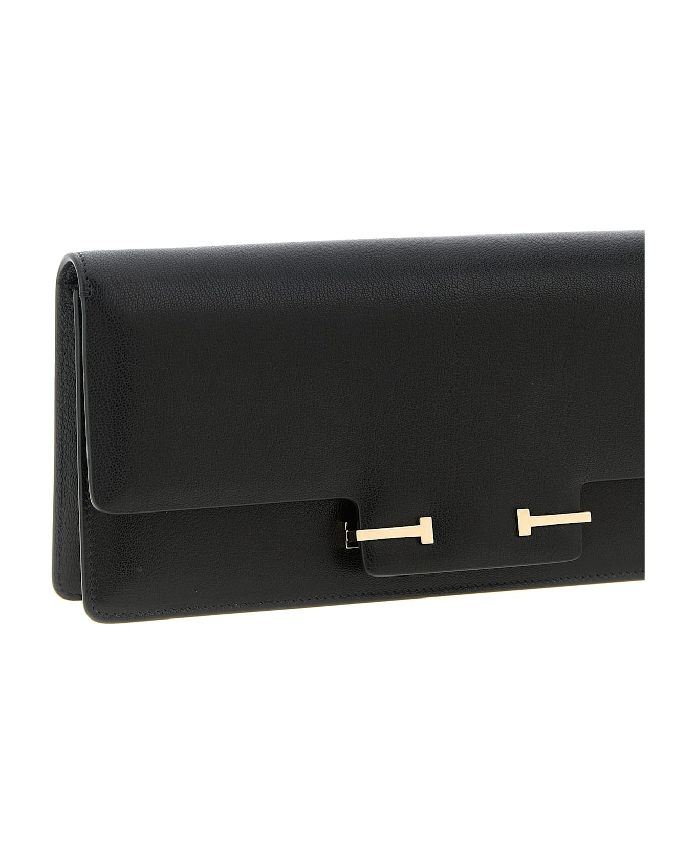 Tom Ford 'supple Grain' Shoulder Bag - Black  