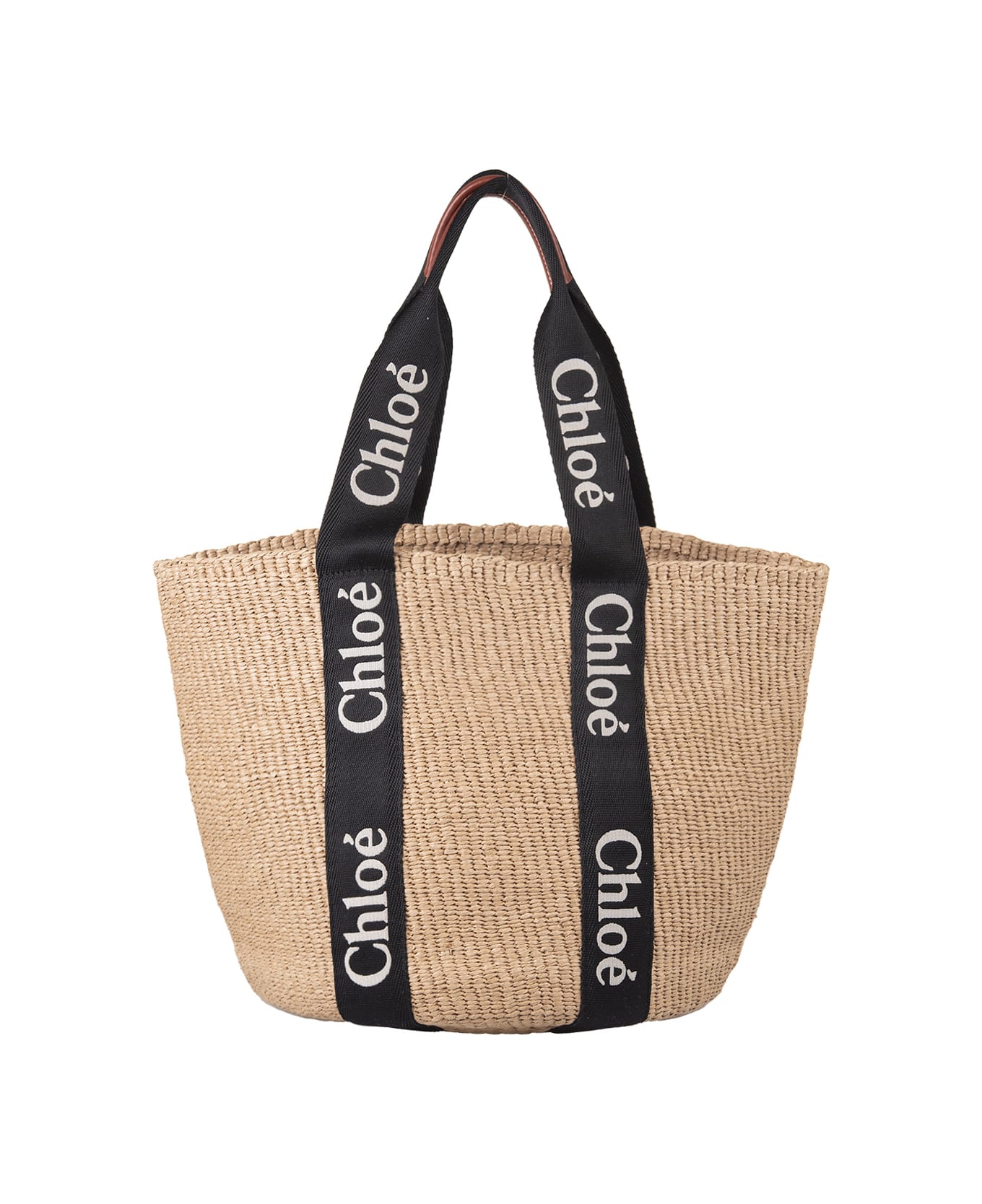 Chloé Woody Large Basket Bag - Black