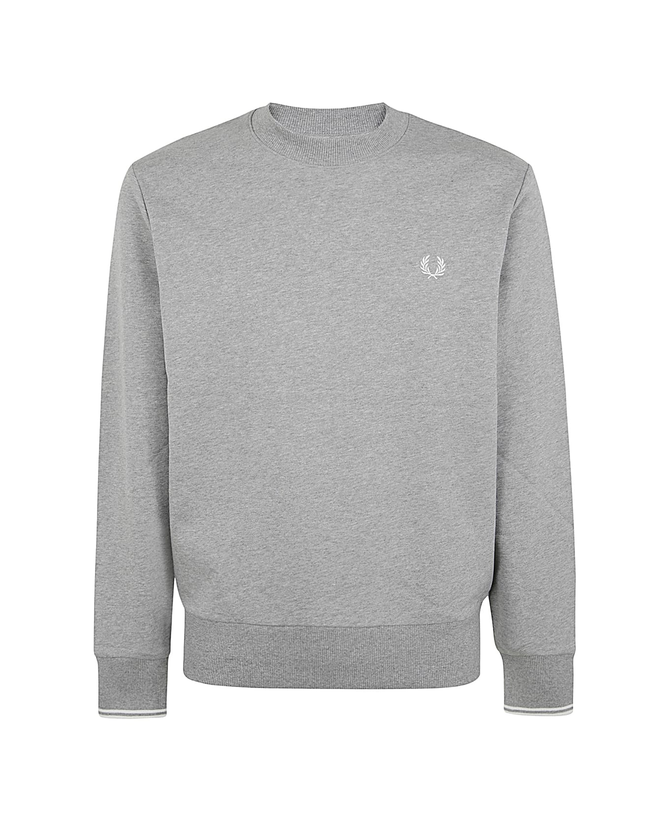 Fred Perry Crew Neck Sweatshirt - Steel Marl