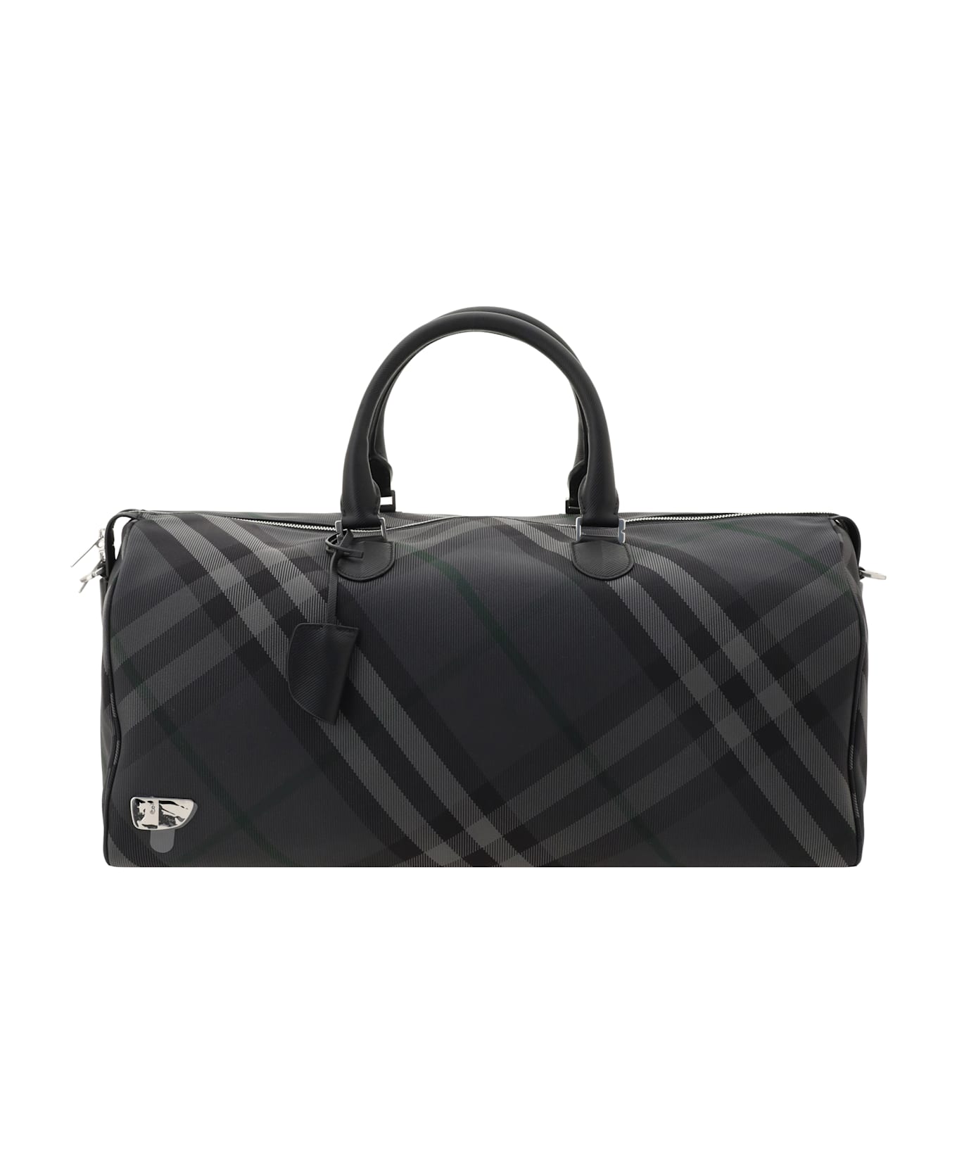 Burberry Grid Travel Bag - Charcoal