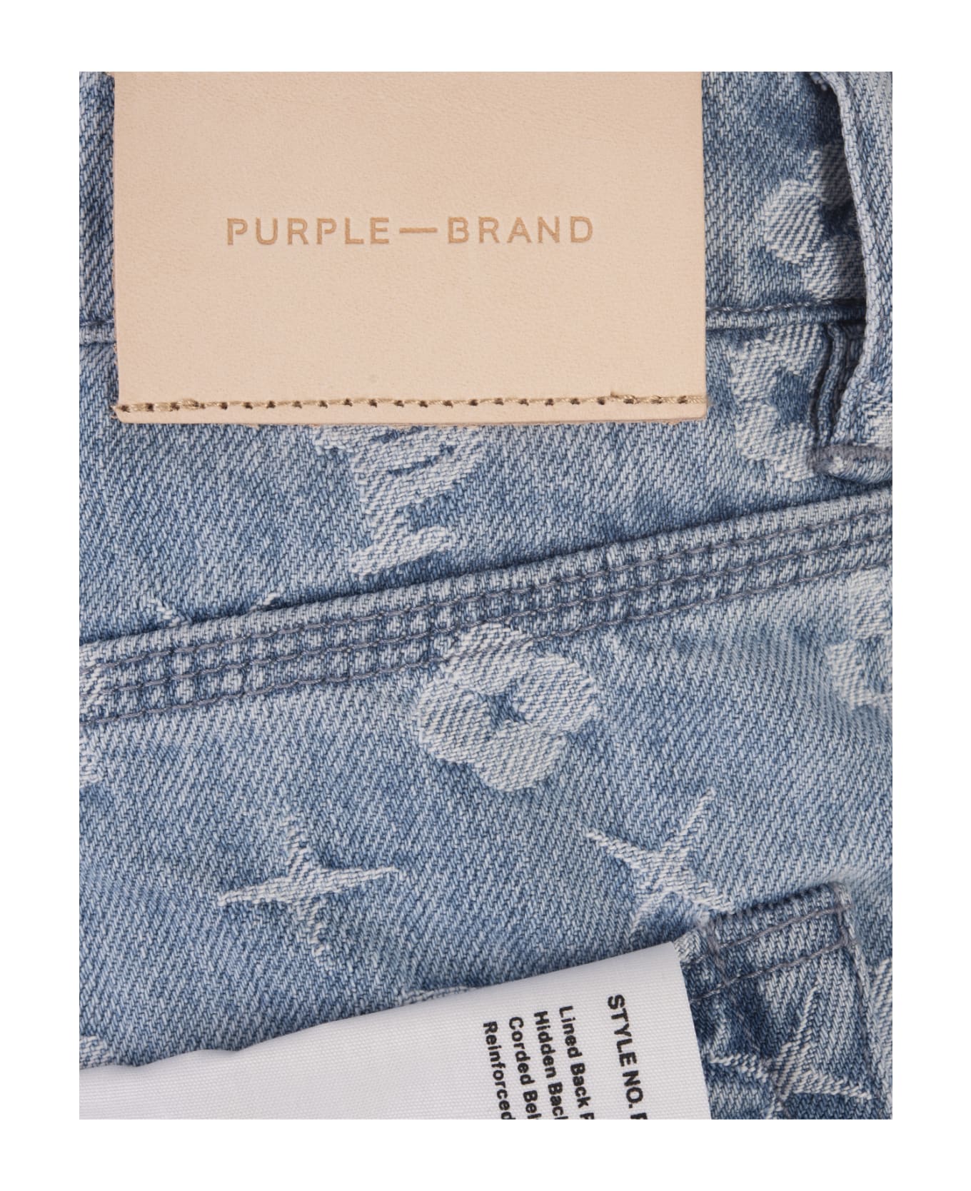 Purple Brand P005 Monogram Jeans In Light Indigo - Blue デニム