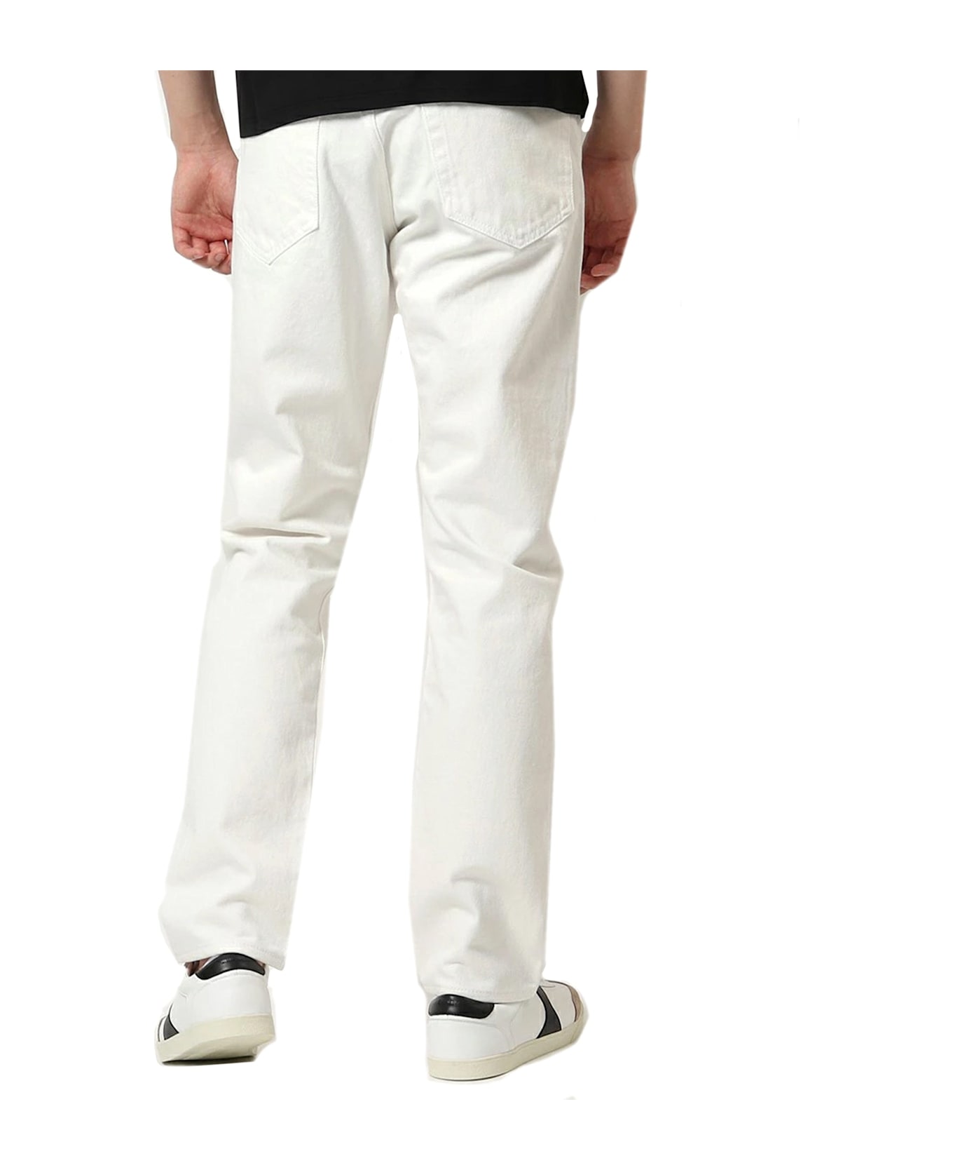 Celine Cotton Denim Jeans - White
