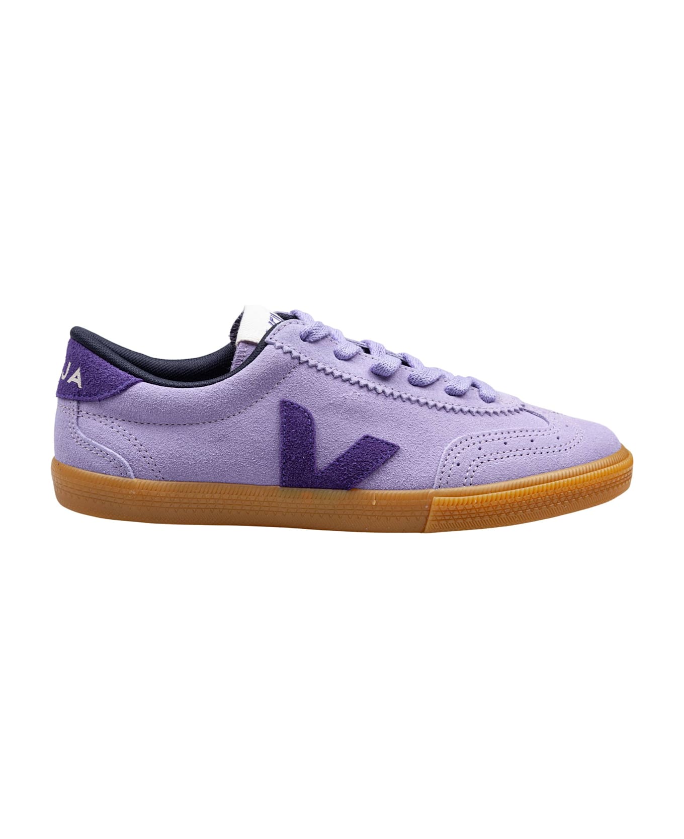 Veja Volley Suede Sneakers Lavender Color - Lavender