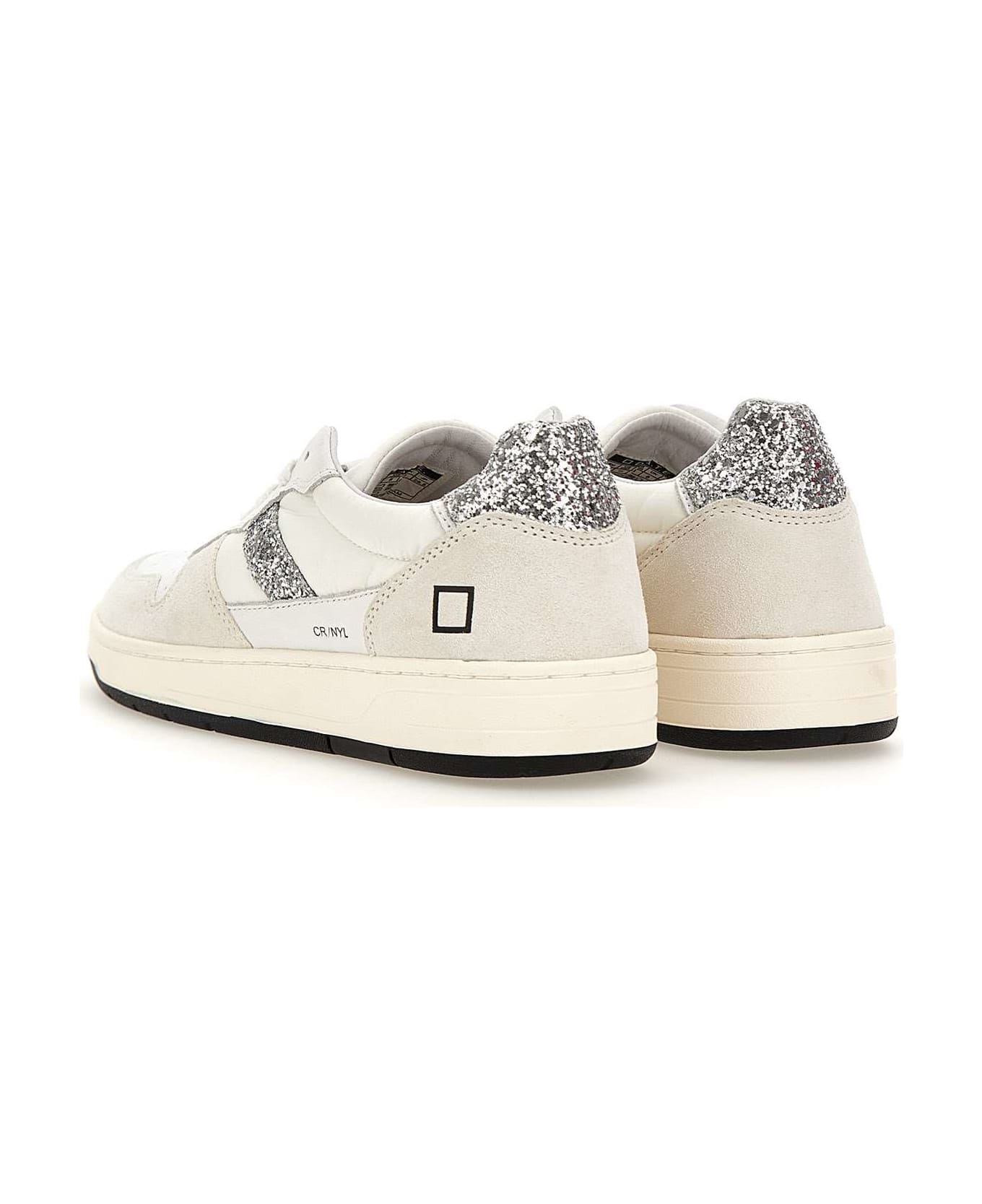 D.A.T.E. 'court 2.0' Leather Sneakers - Silver スニーカー