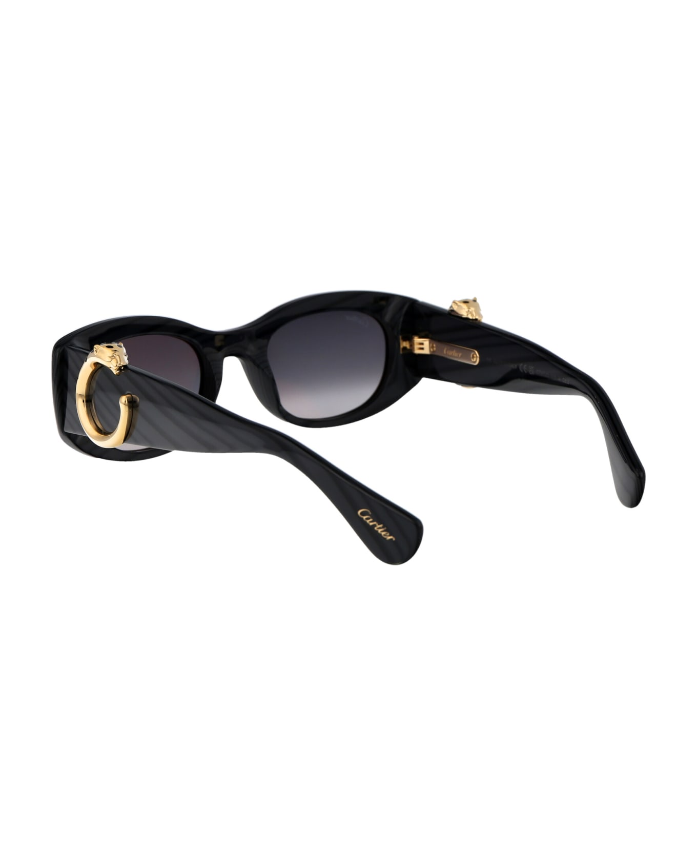 Cartier Eyewear Ct0472s Sunglasses - 003 GREY GREY GREY
