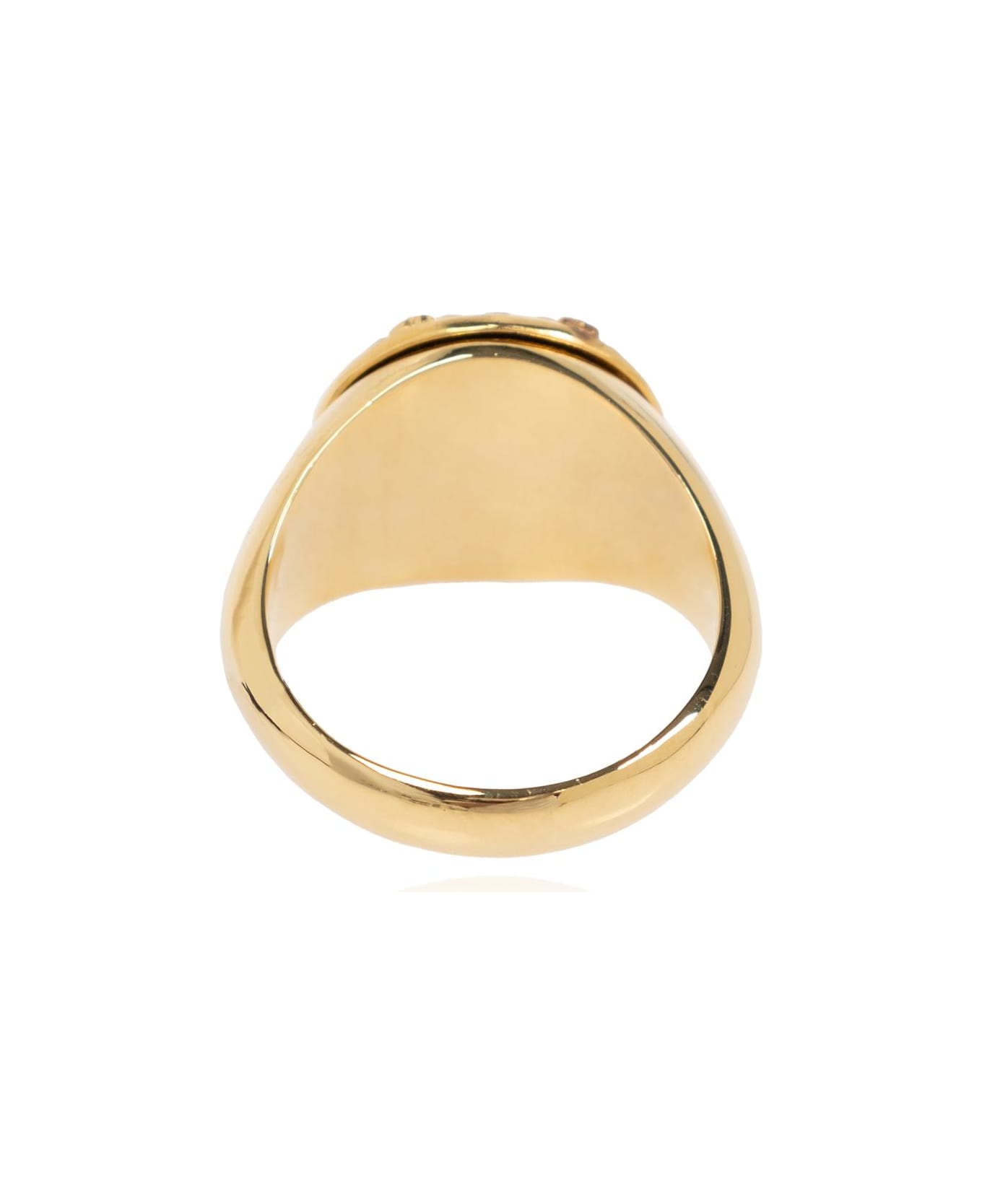 Dolce & Gabbana Ring With Religious Motif - Golden