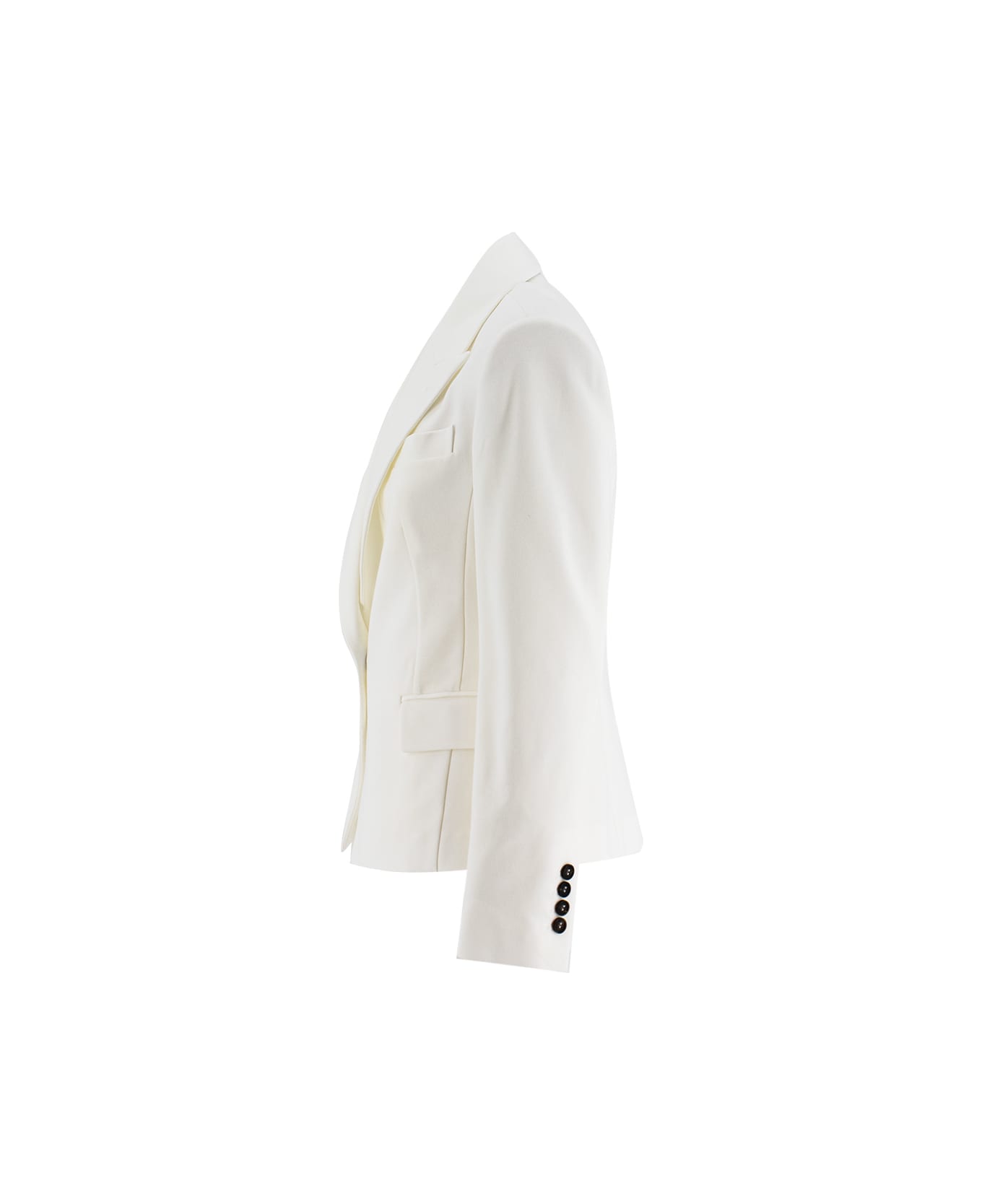 Brunello Cucinelli Couture Cotton Interlock Jacket - NATURALE
