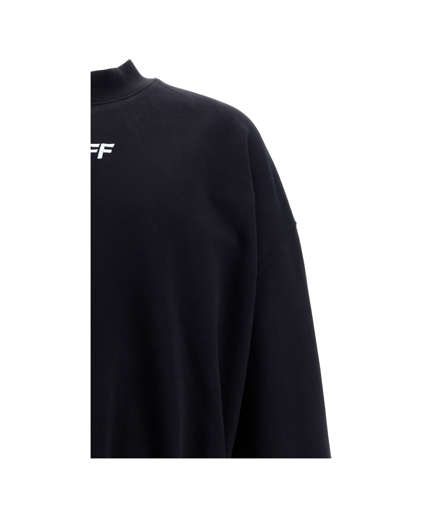 Off-White Logo Print Sweatshirt - Black Whit