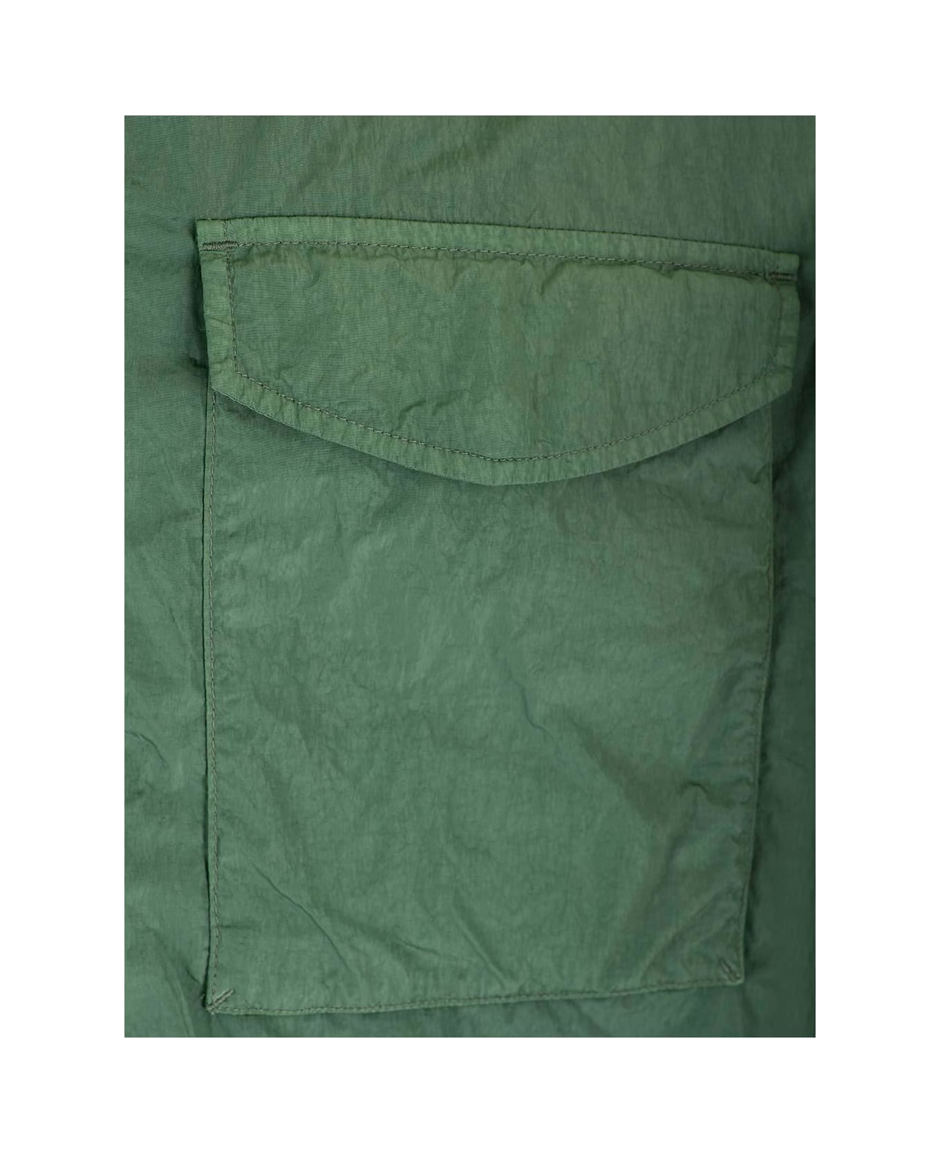 C.P. Company Chrome-r Long-sleeved Overshirt - Green