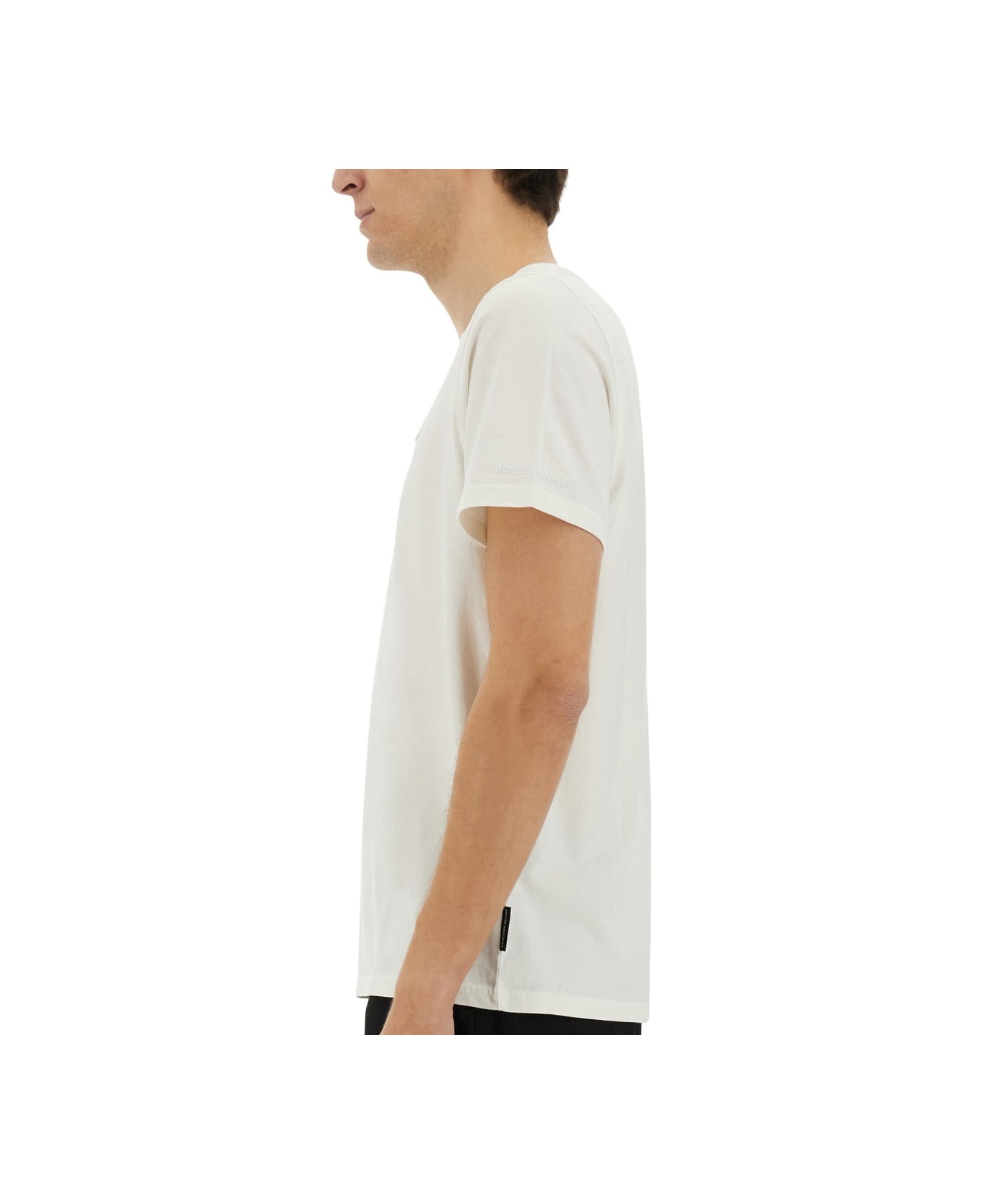 Moose Knuckles T-shirt "duluth" - WHITE