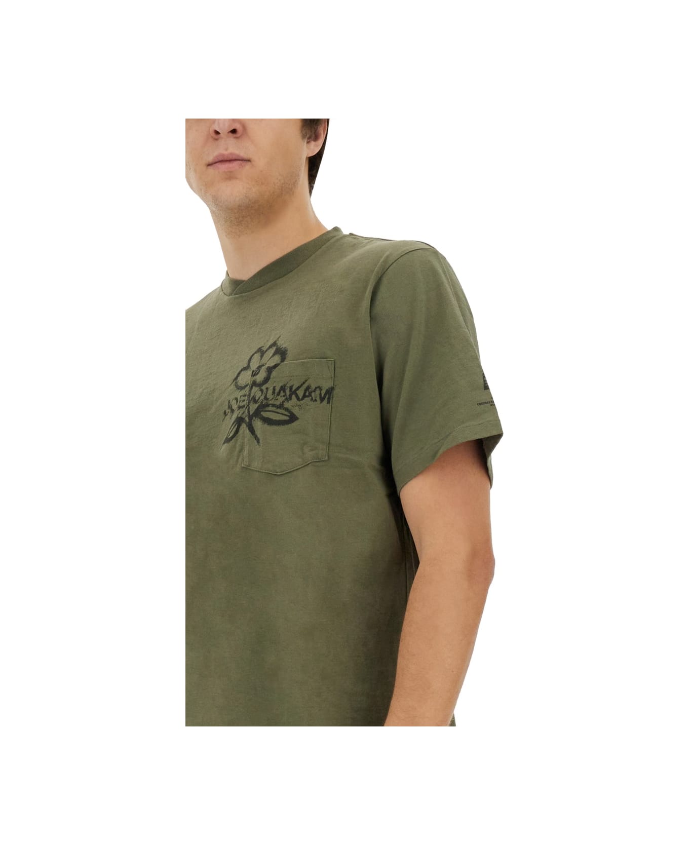 Engineered Garments Cotton T-shirt - GREEN