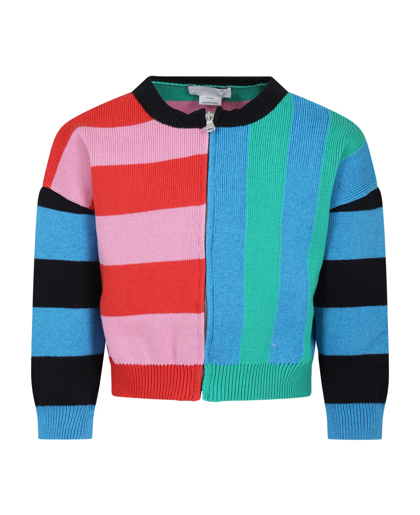 Stella McCartney Kids Multicolor Cardigan For Girl - Multicolor ニットウェア＆スウェットシャツ