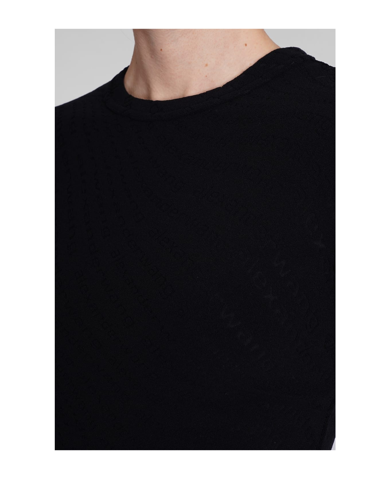 Alexander Wang T-shirt In Black Polyamide - Black